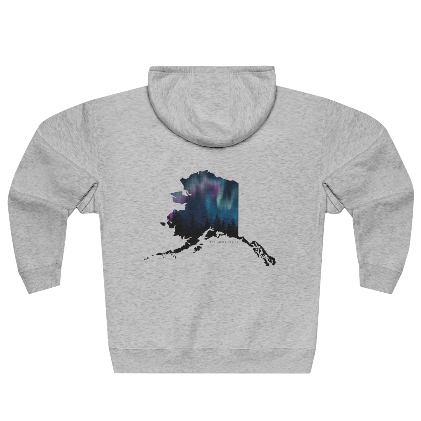 Northern lights state zip up