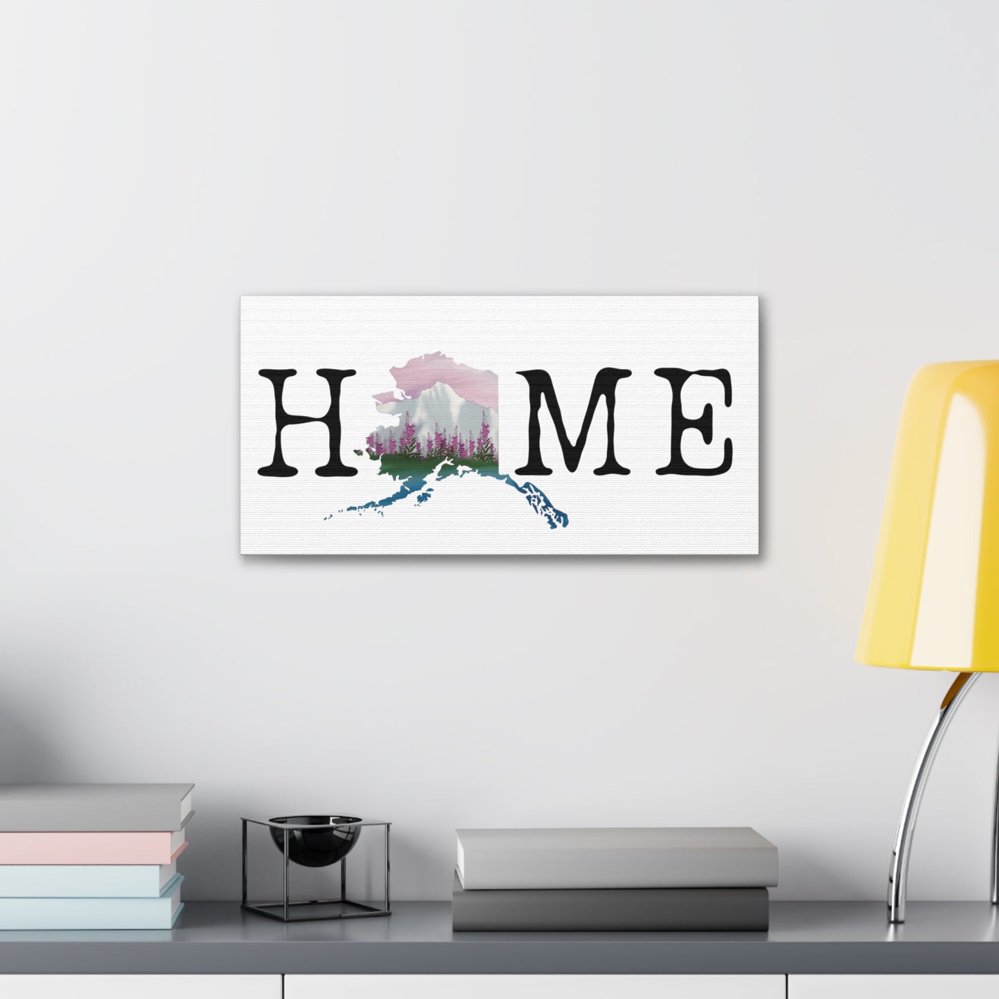 Alaska Home Canvas Wall Art