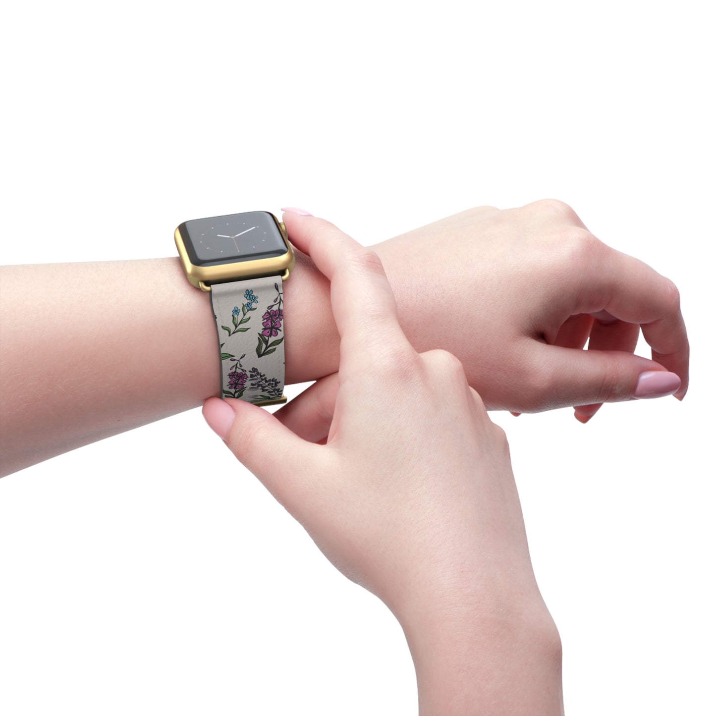 Blush Wildflower Watch Band