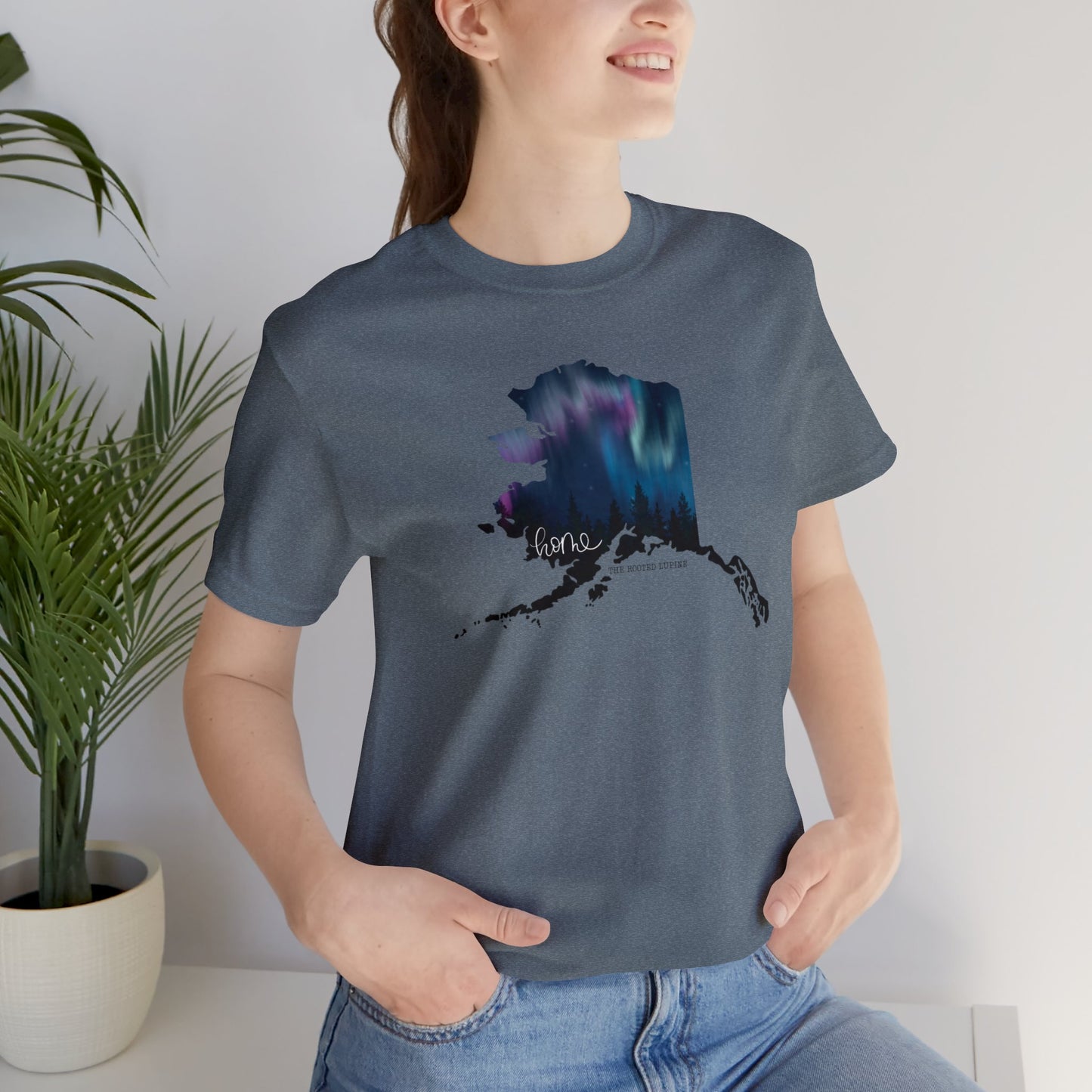 Aurora borealis; Home T-Shirt