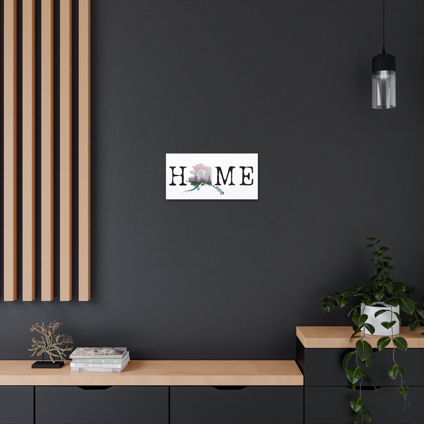 Alaska Home Canvas Wall Art