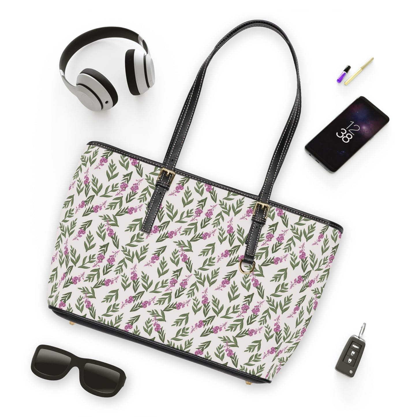Leather Fireweed Purse