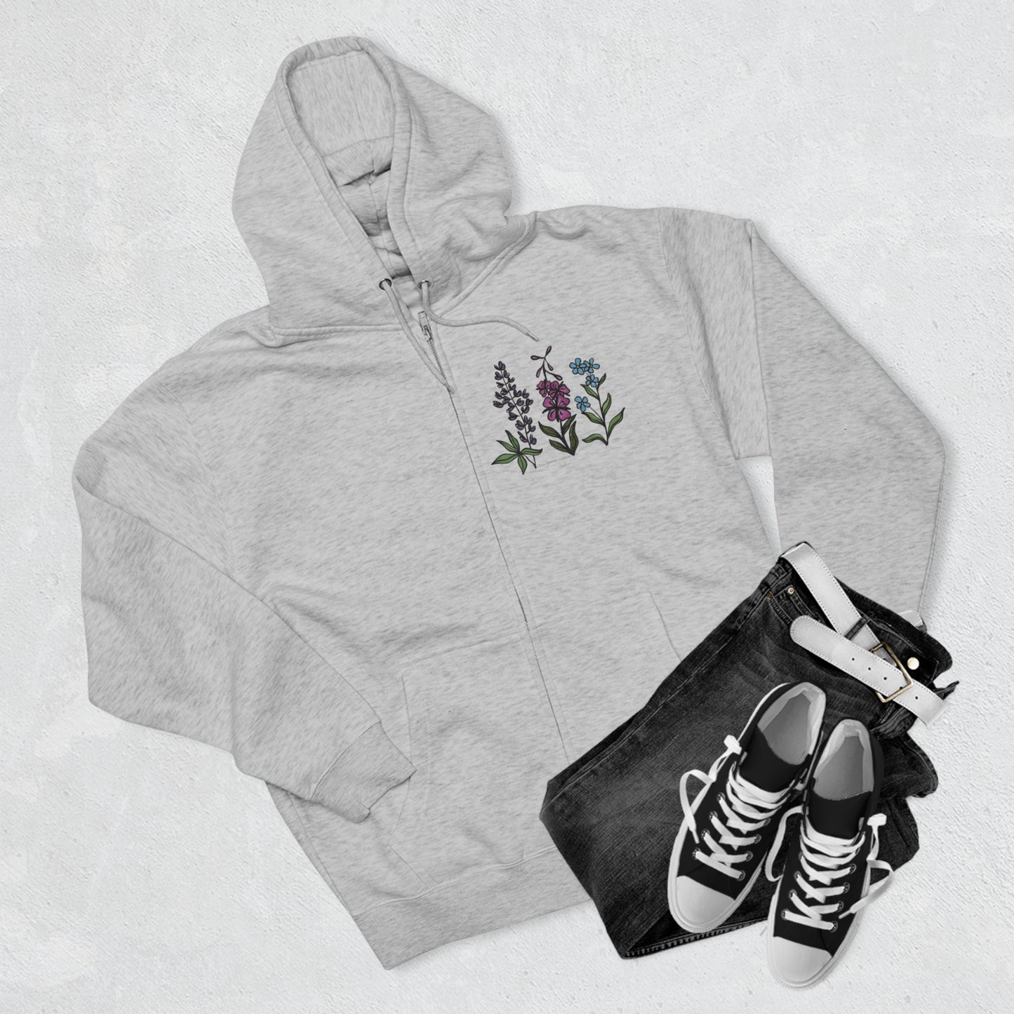 Wildflower Zip Up