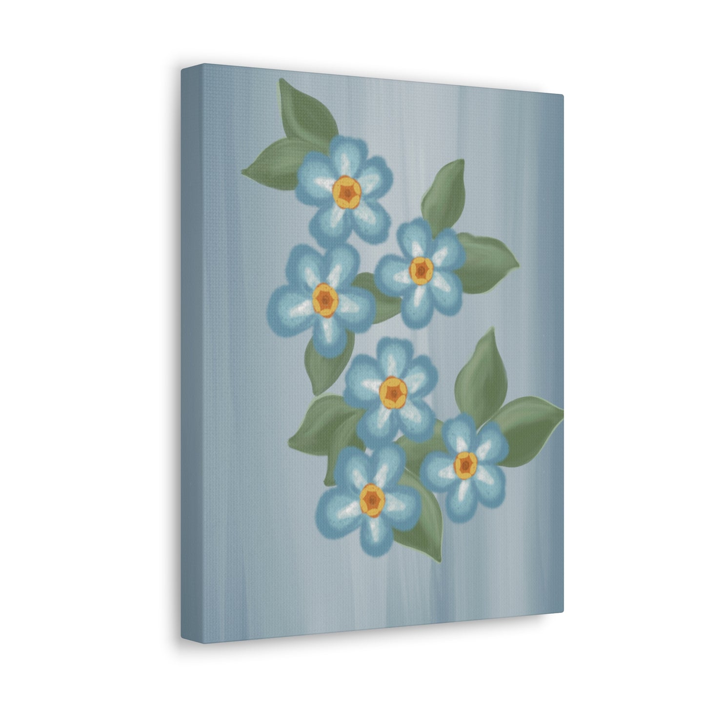 Forget Me Not Canvas Wall Art