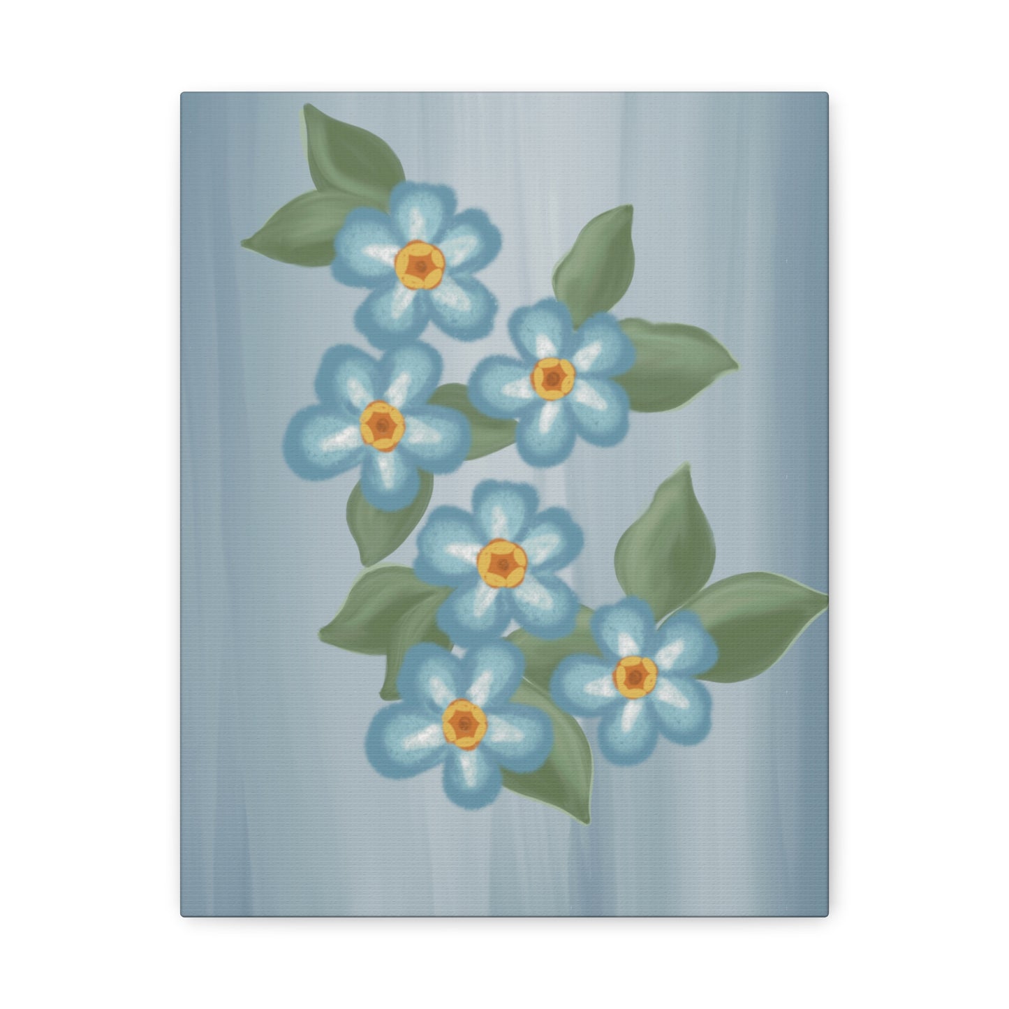 Forget Me Not Canvas Wall Art