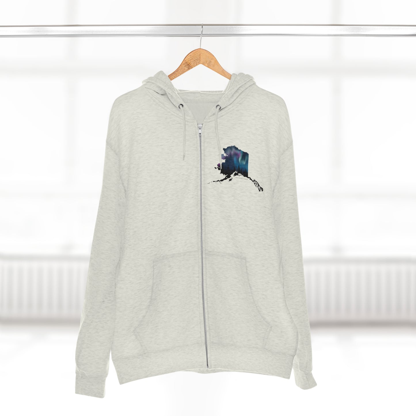 Northern lights state zip up
