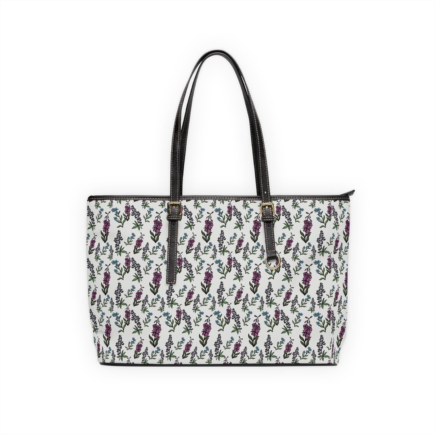Alaskan Wildflower Leather Purse
