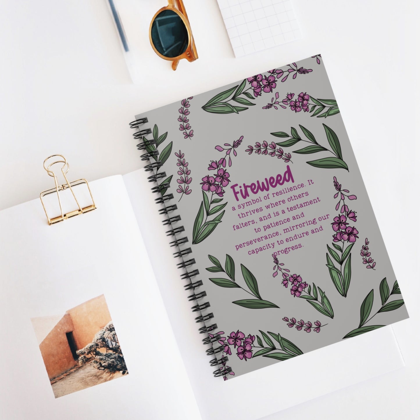 Love of Fireweed notebook