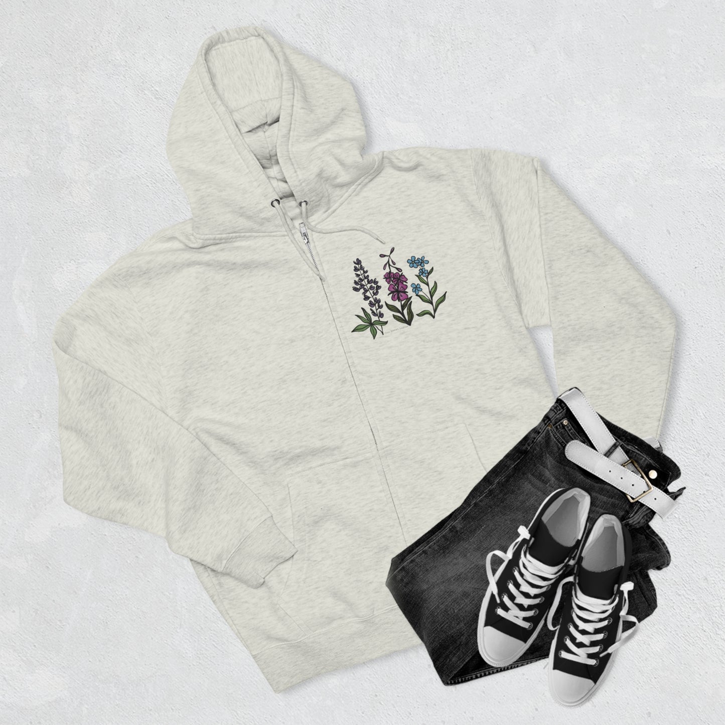Wildflower Zip Up