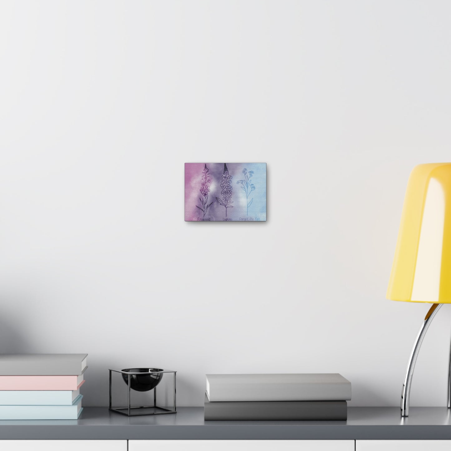 Watercolor Wildflowers Canvas