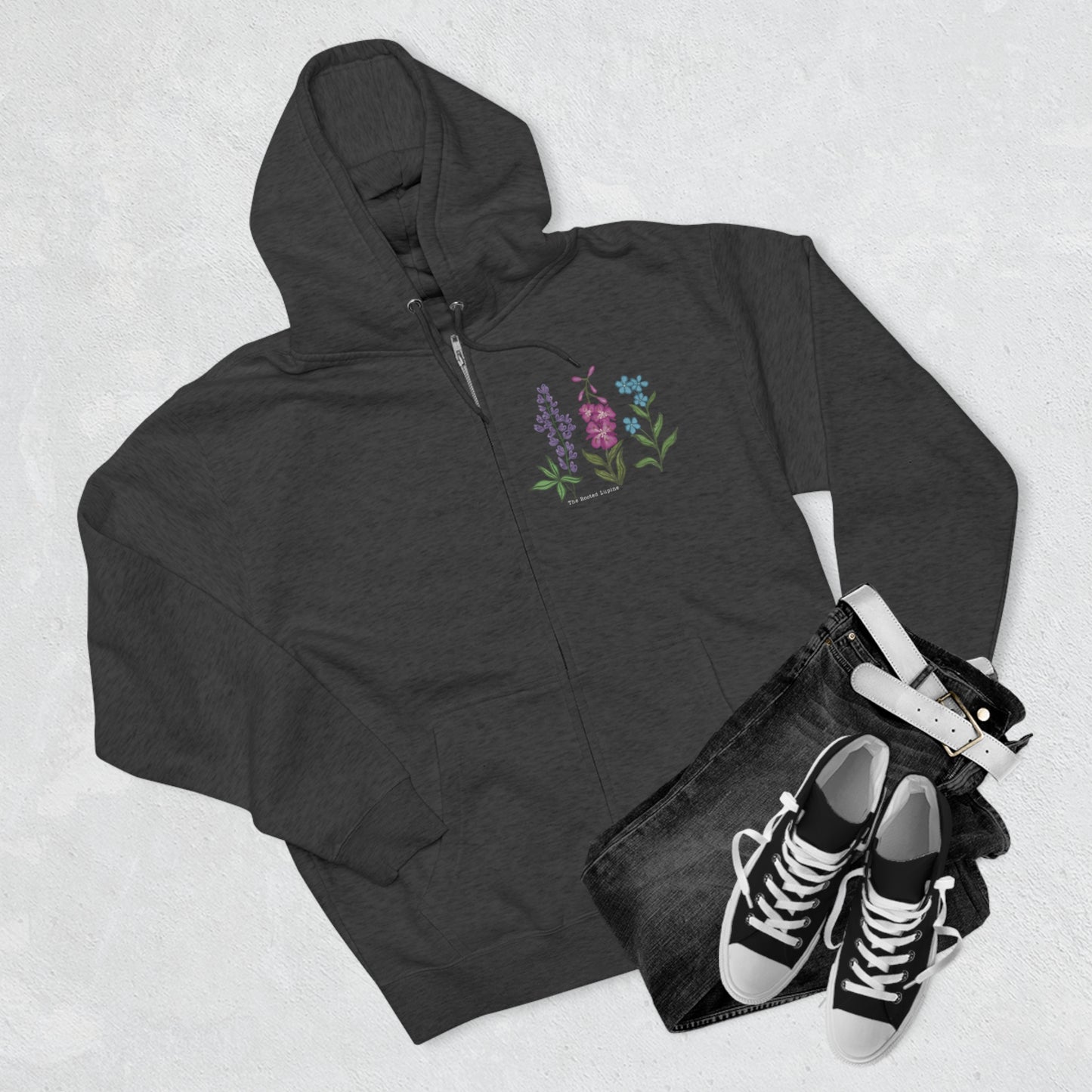 Wildflower Zip Up
