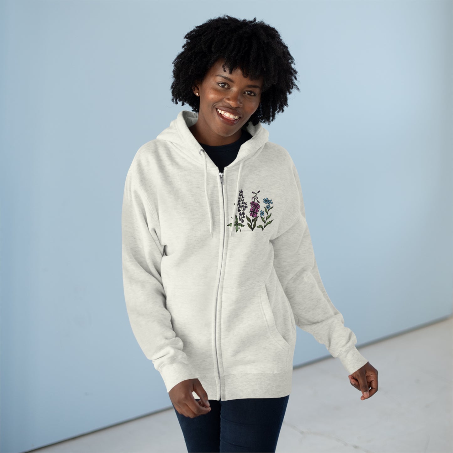 Wildflower Zip Up