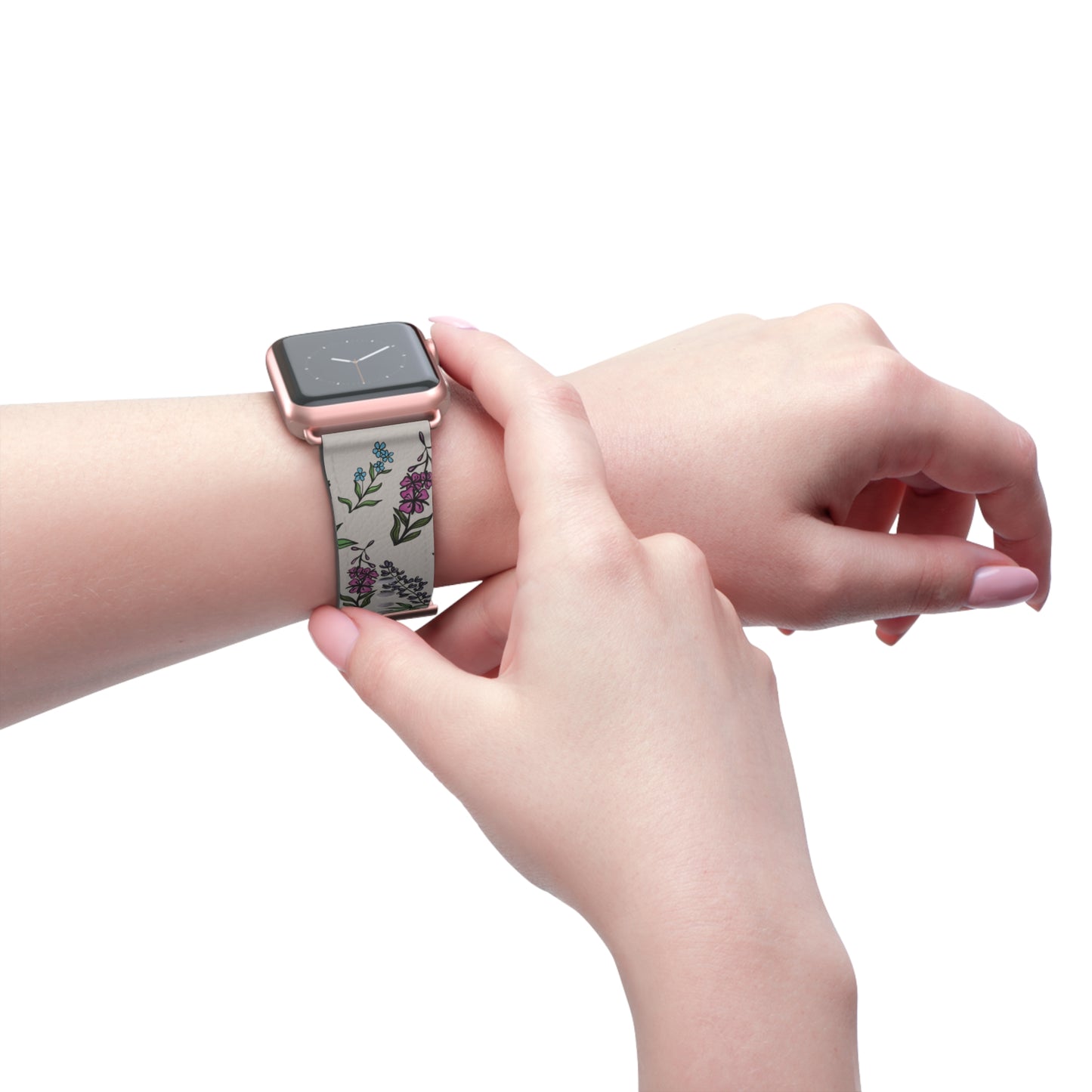 Blush Wildflower Watch Band