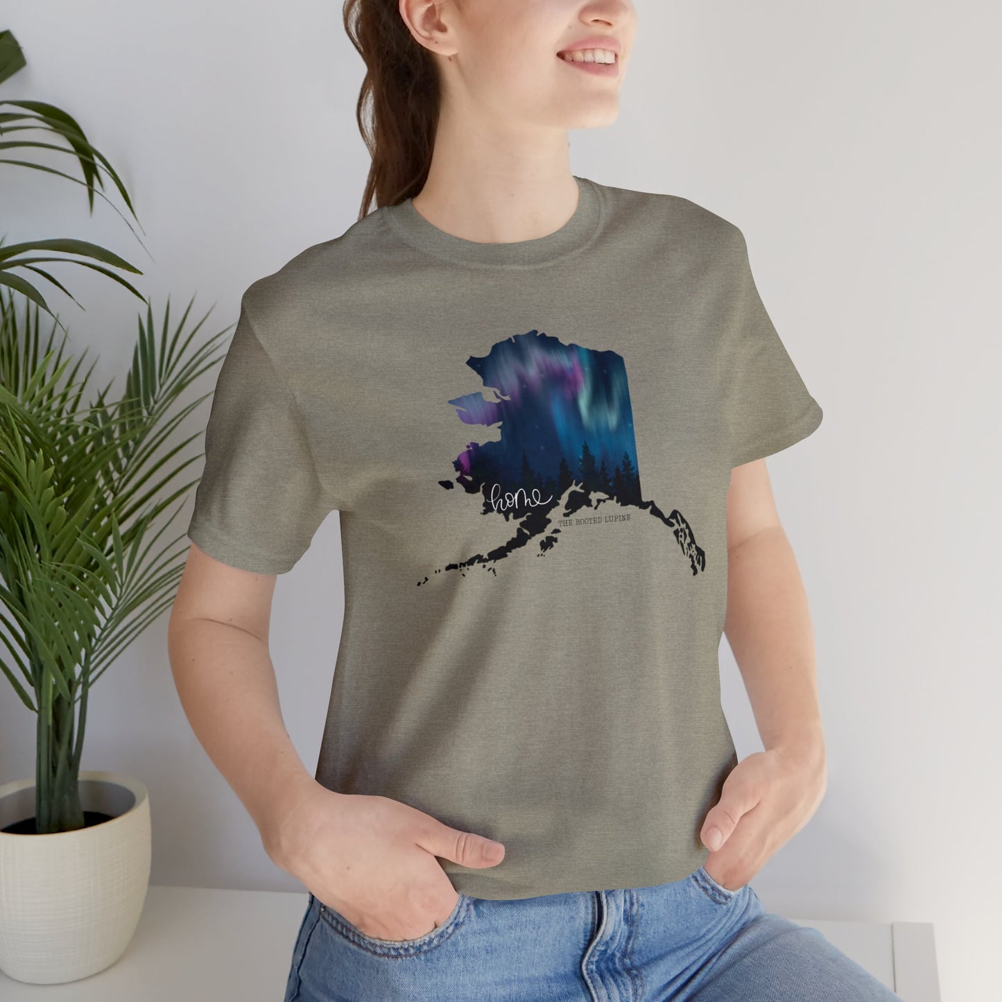Aurora borealis; Home T-Shirt