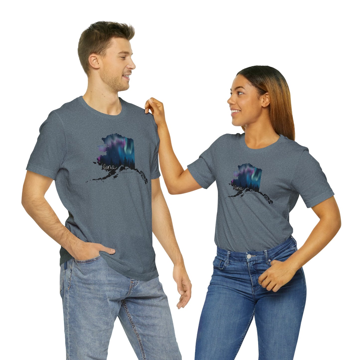 Aurora borealis; Home T-Shirt