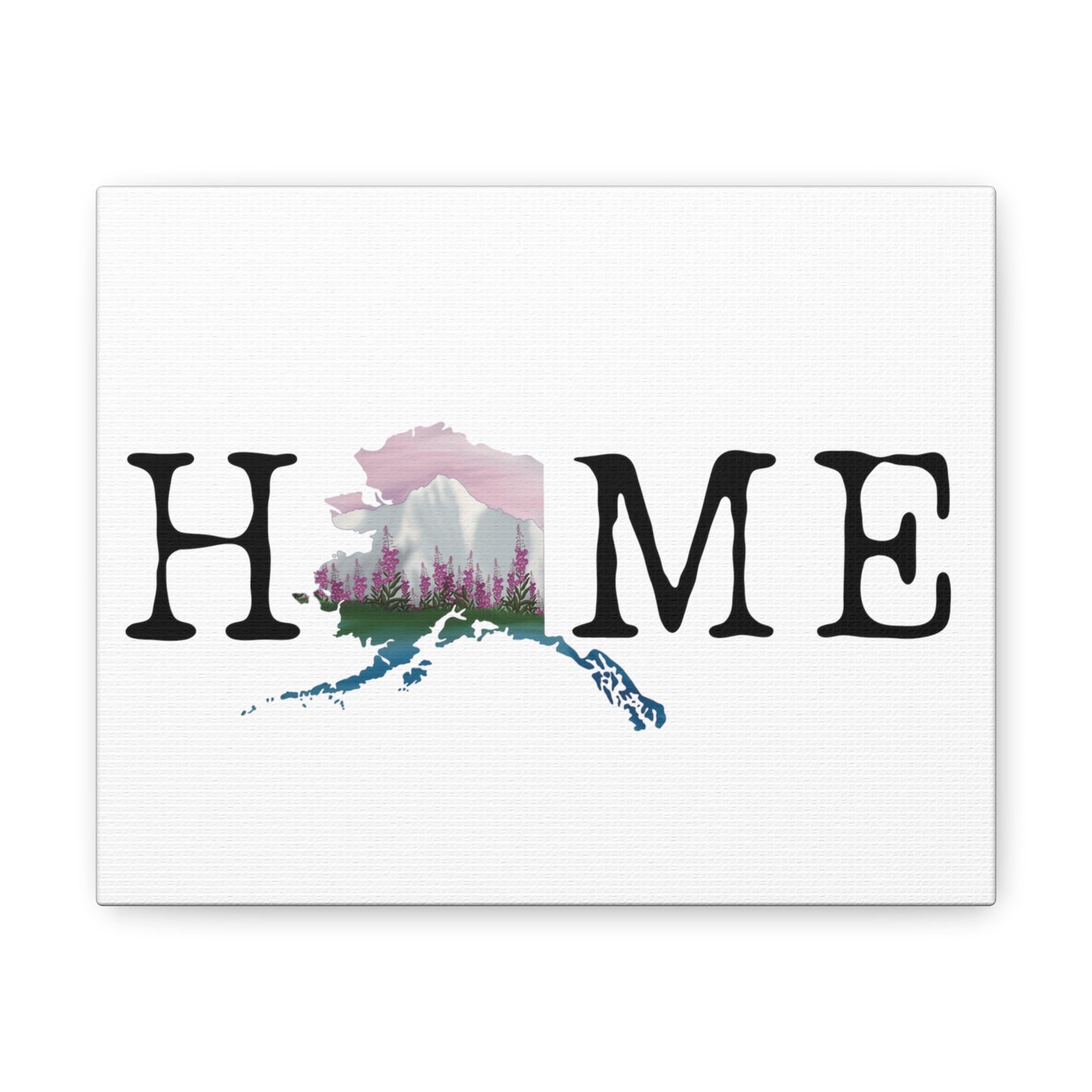 Alaska Home Canvas Wall Art