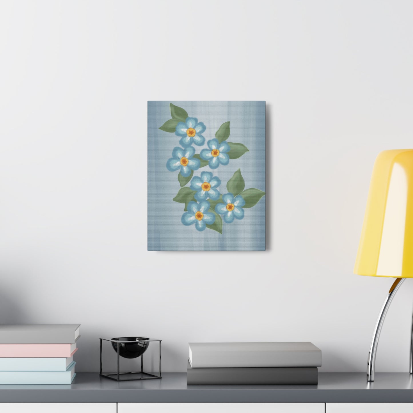Forget Me Not Canvas Wall Art