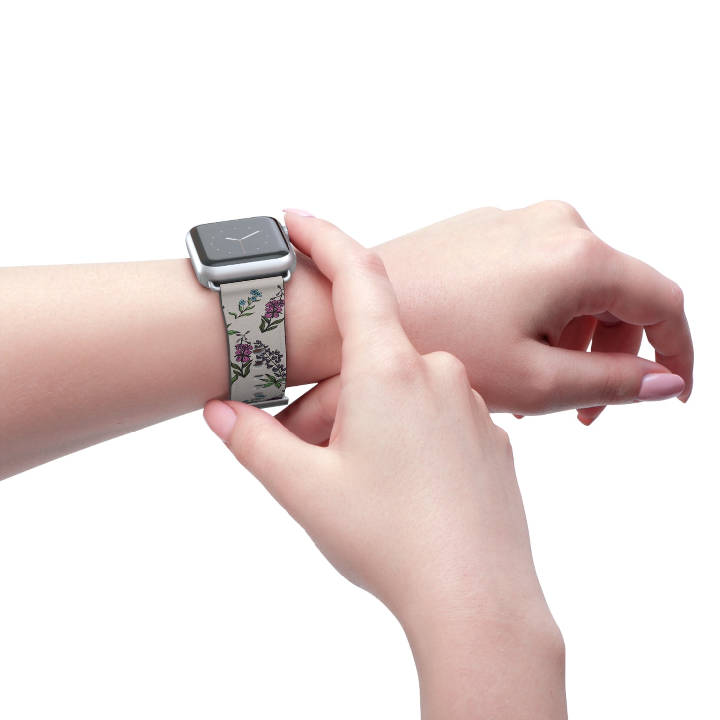 Blush Wildflower Watch Band