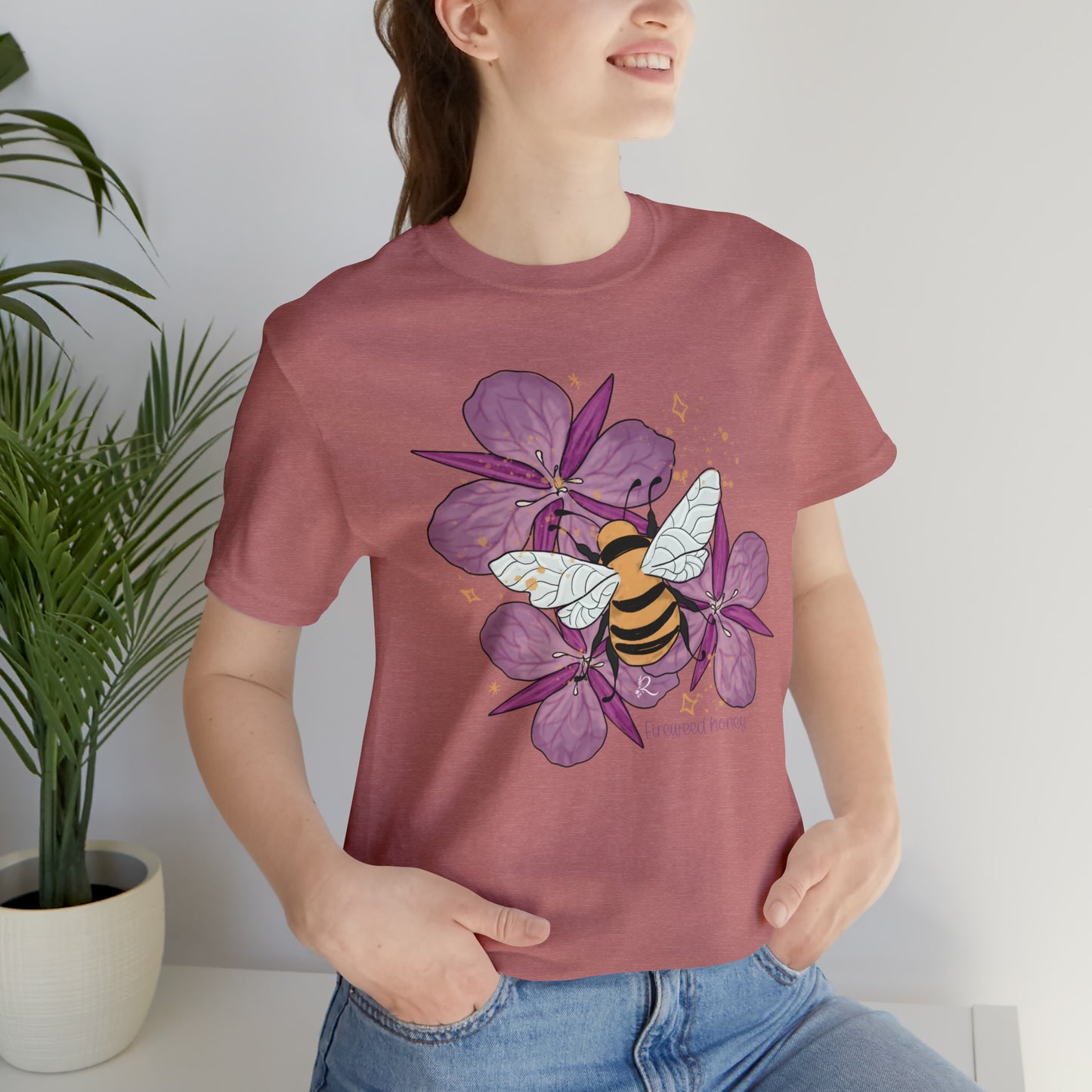 Fireweed Honey Bee, unisex T