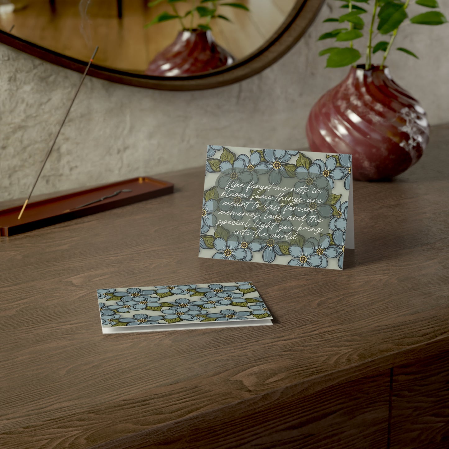 Forget me not birthday card