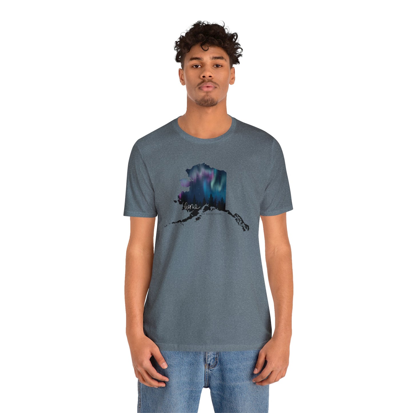Aurora borealis; Home T-Shirt