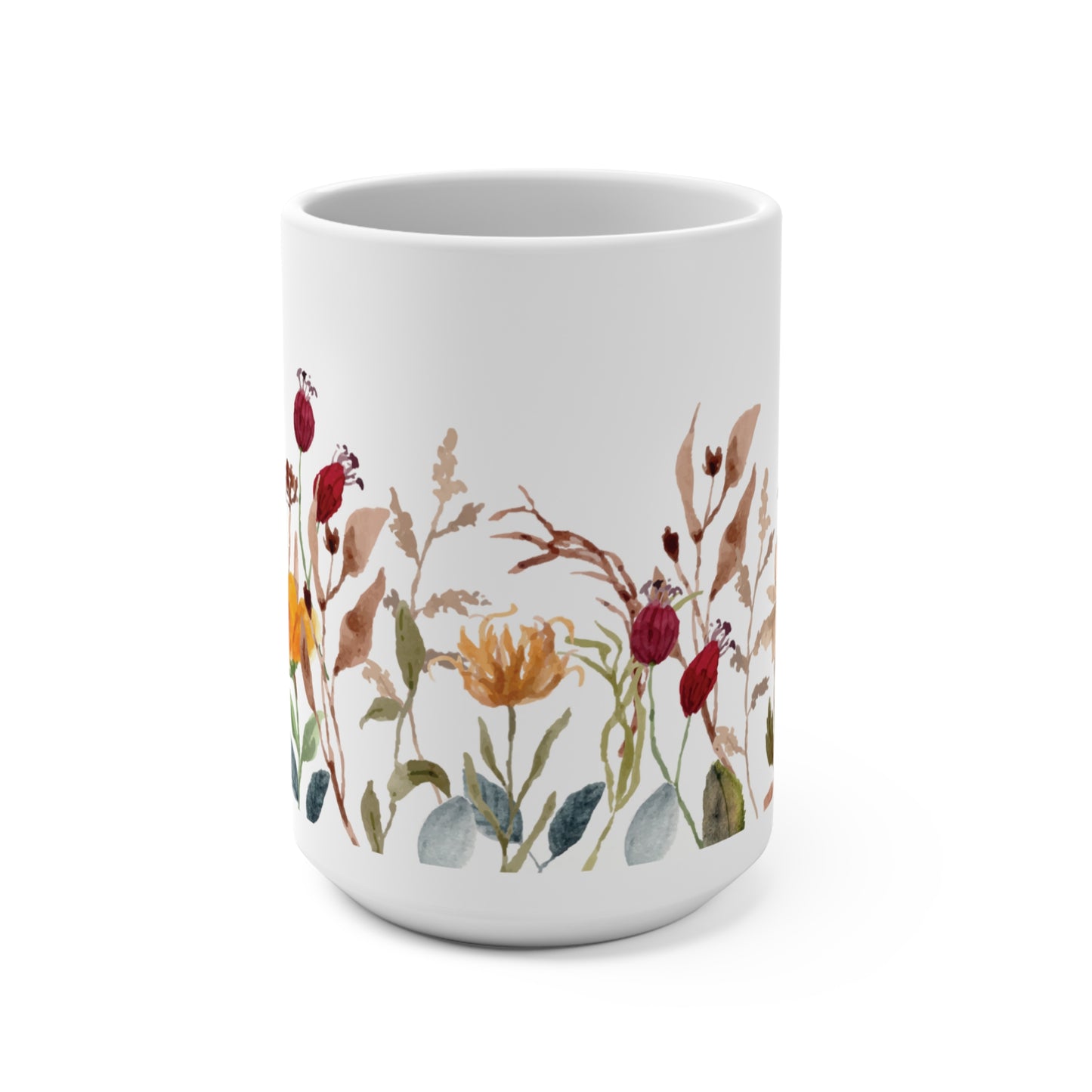 Autumn Watercolor Mug 15oz