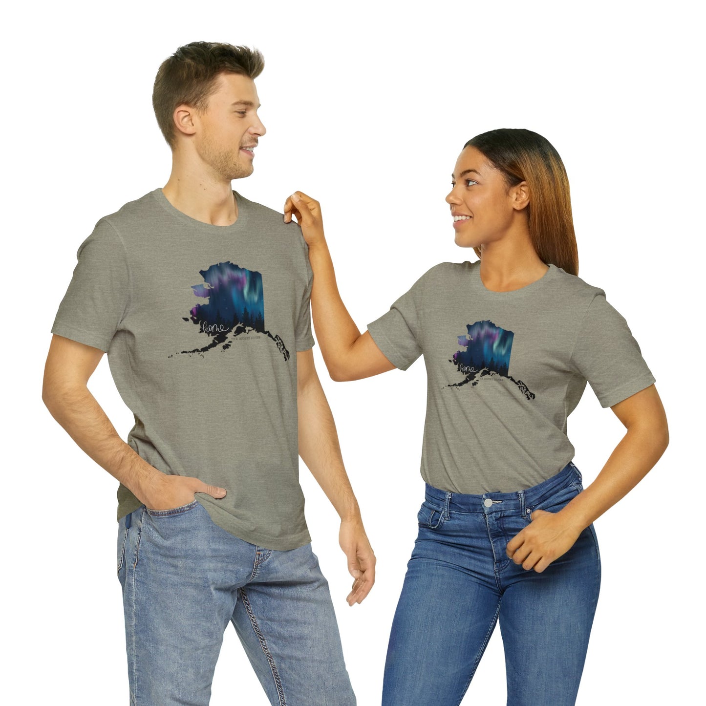 Aurora borealis; Home T-Shirt