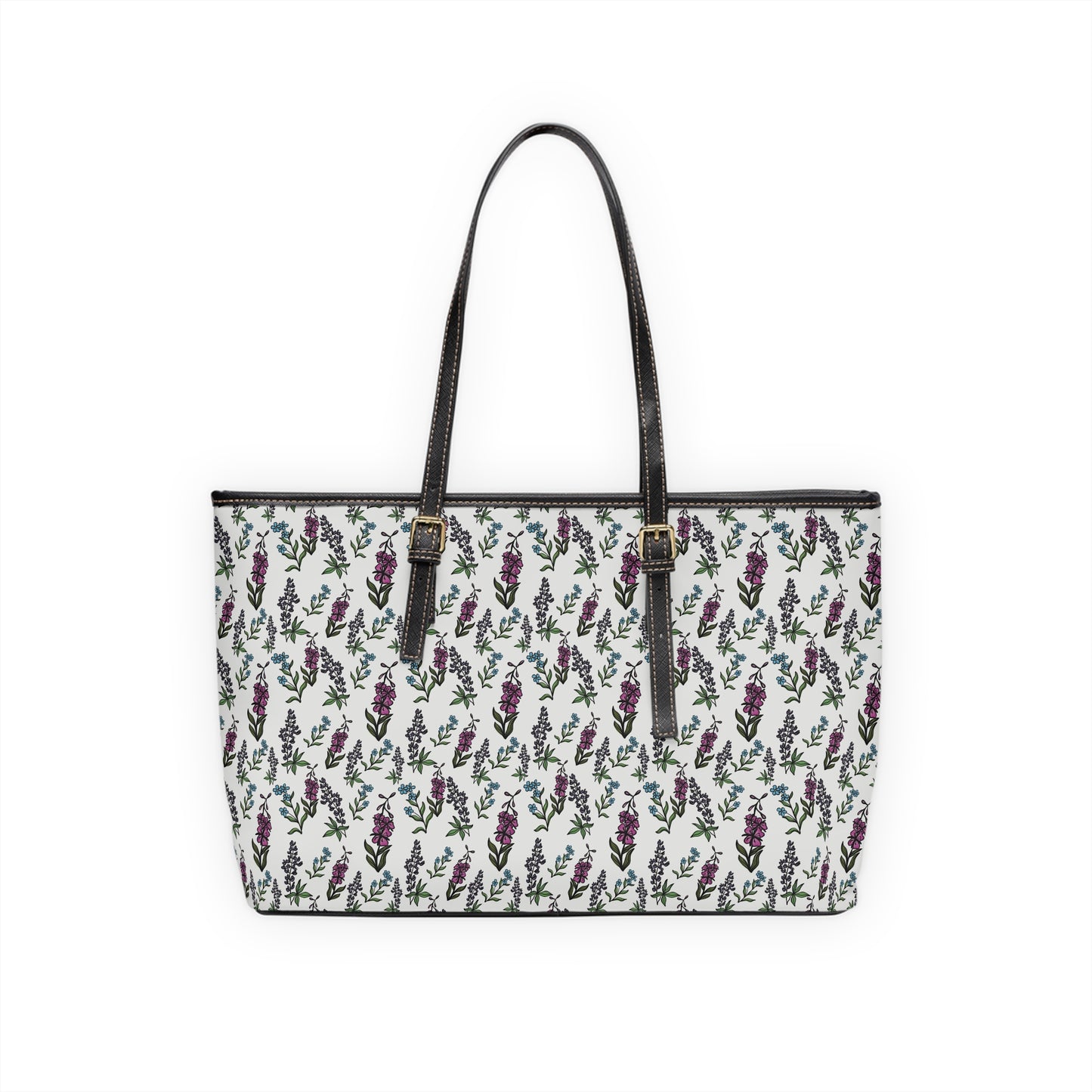 Alaskan Wildflower Leather Purse