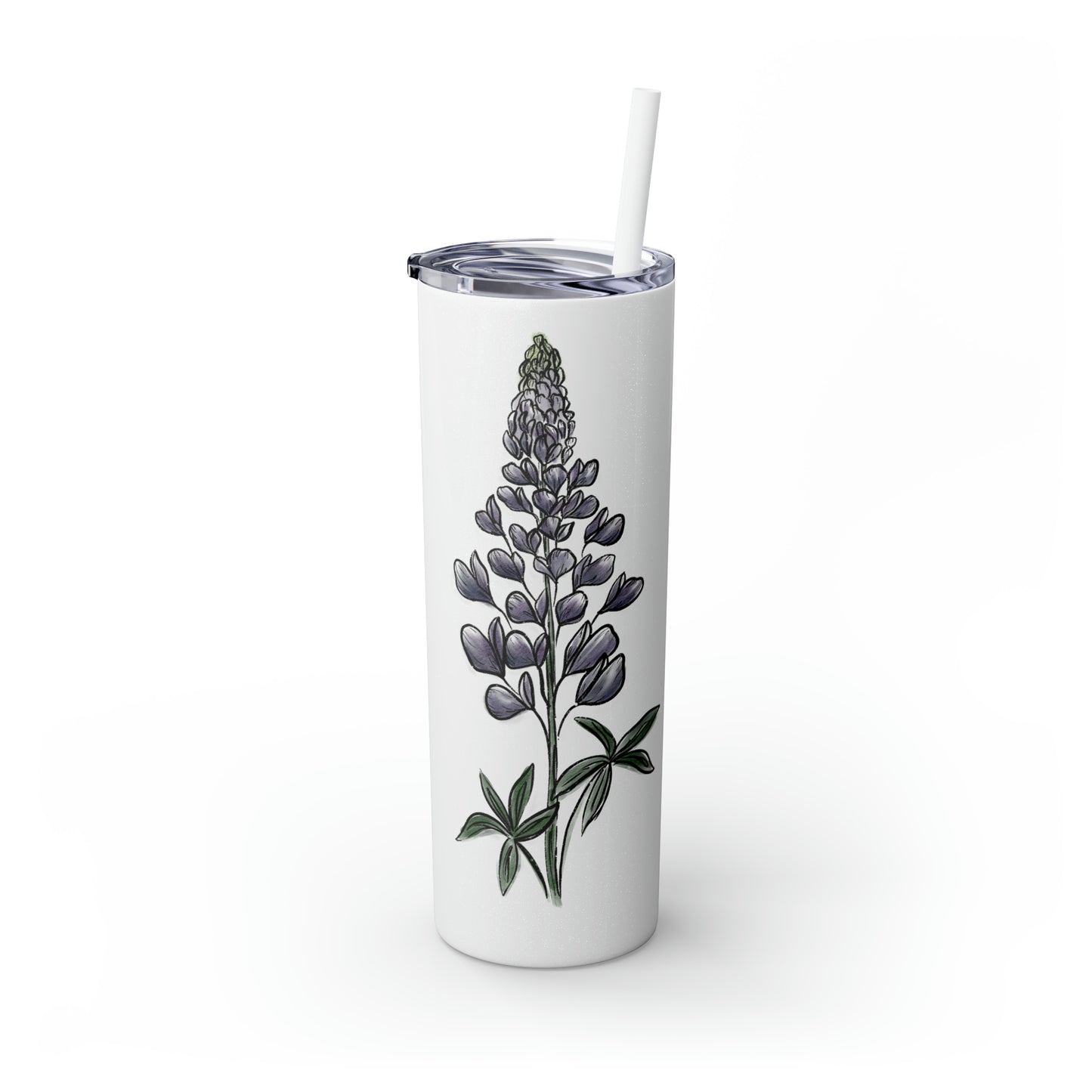 Lupine Tumbler with Straw, 20oz
