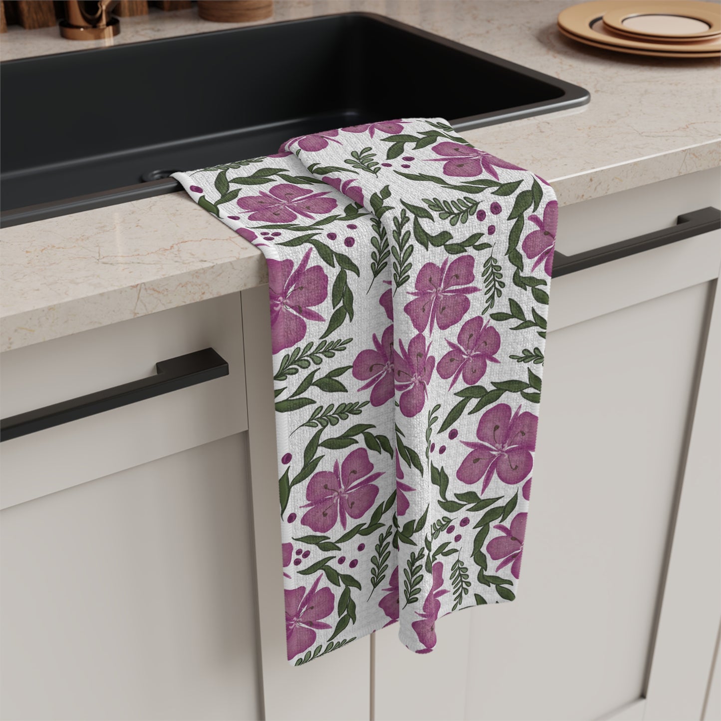 Fireweed Soft Tea Towel