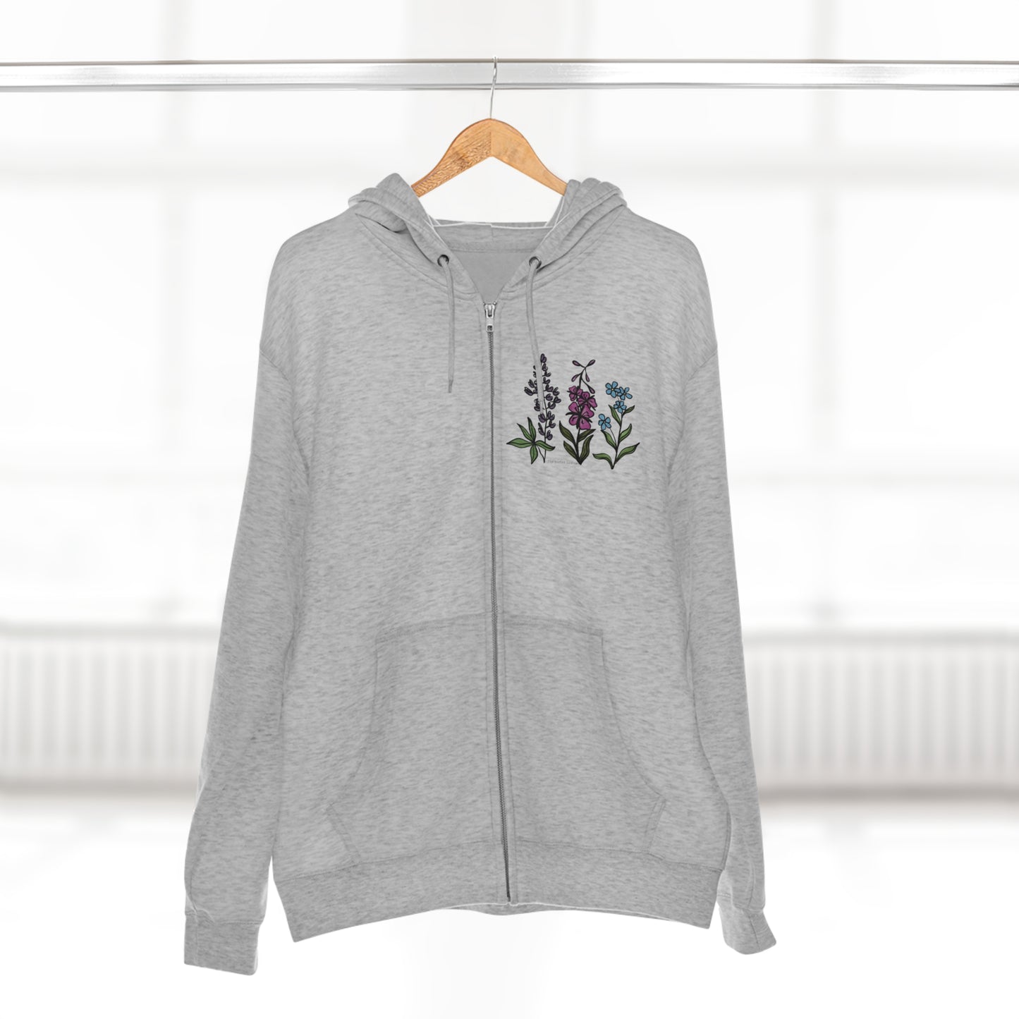 Wildflower Zip Up