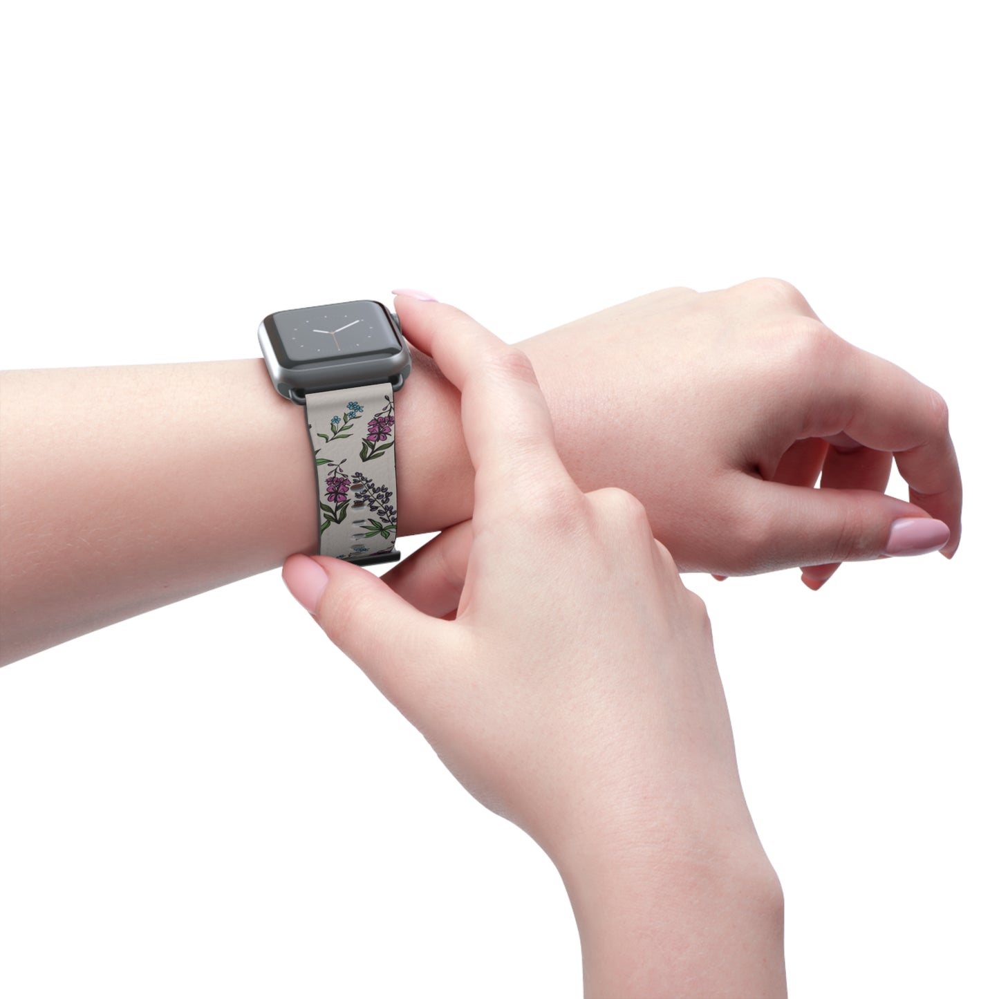 Blush Wildflower Watch Band
