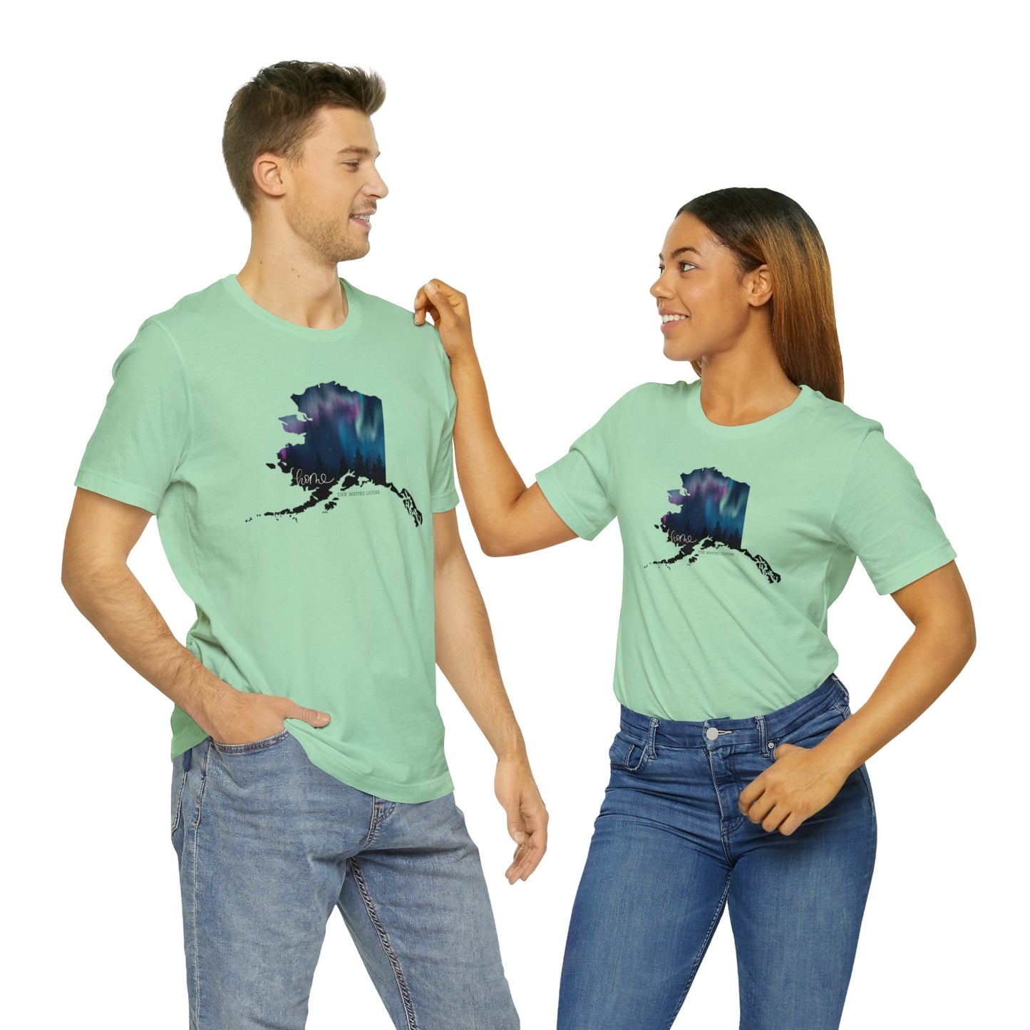 Aurora borealis; Home T-Shirt