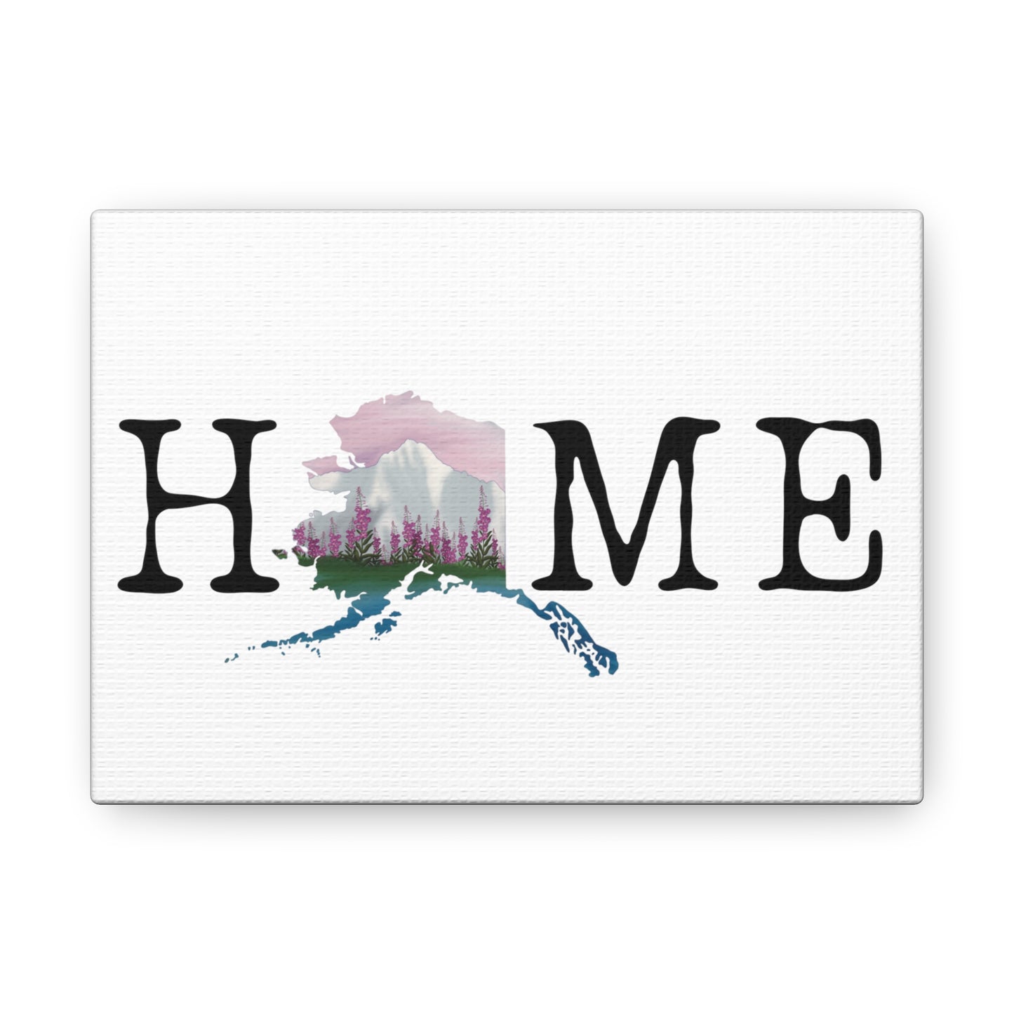 Alaska Home Canvas Wall Art
