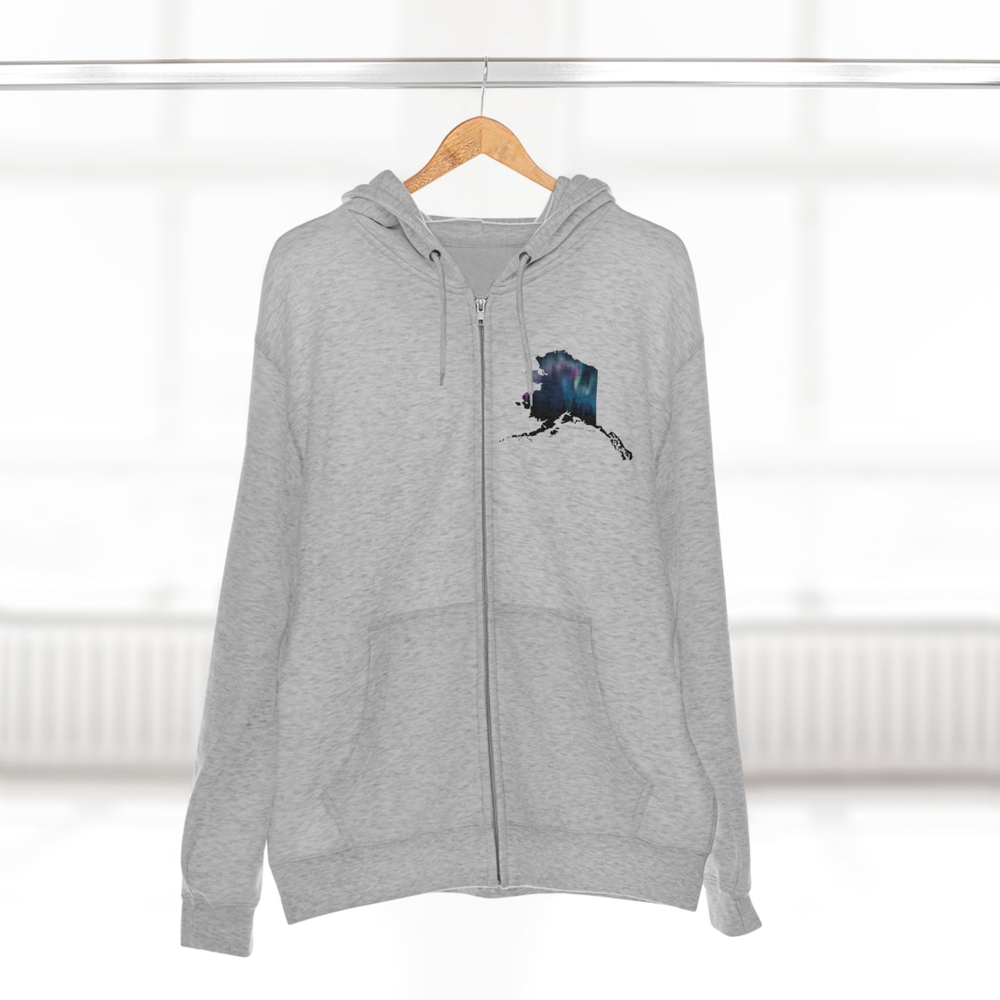 Northern lights state zip up