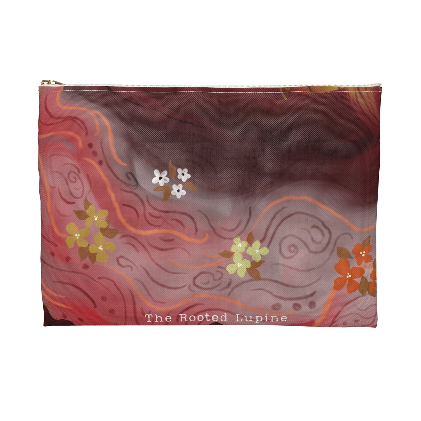 Maroon Midnight Zipper Bag