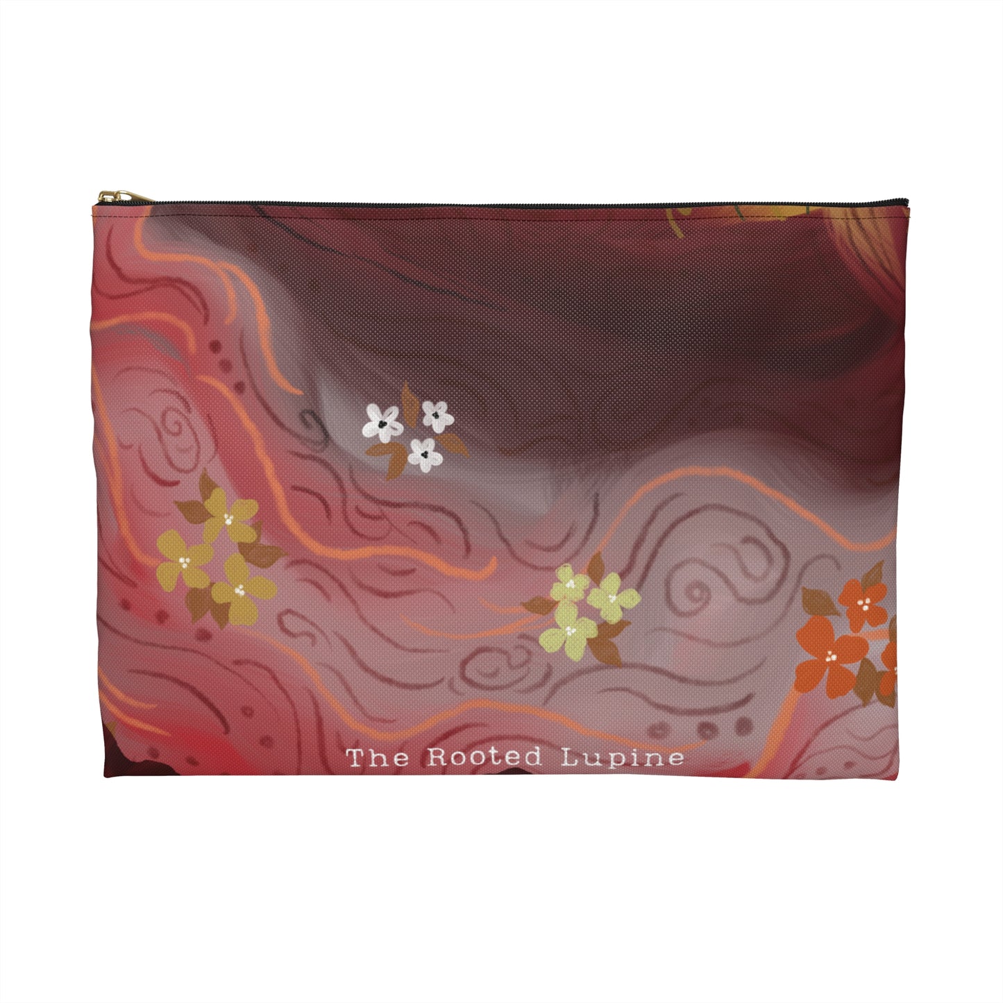 Maroon Midnight Zipper Bag