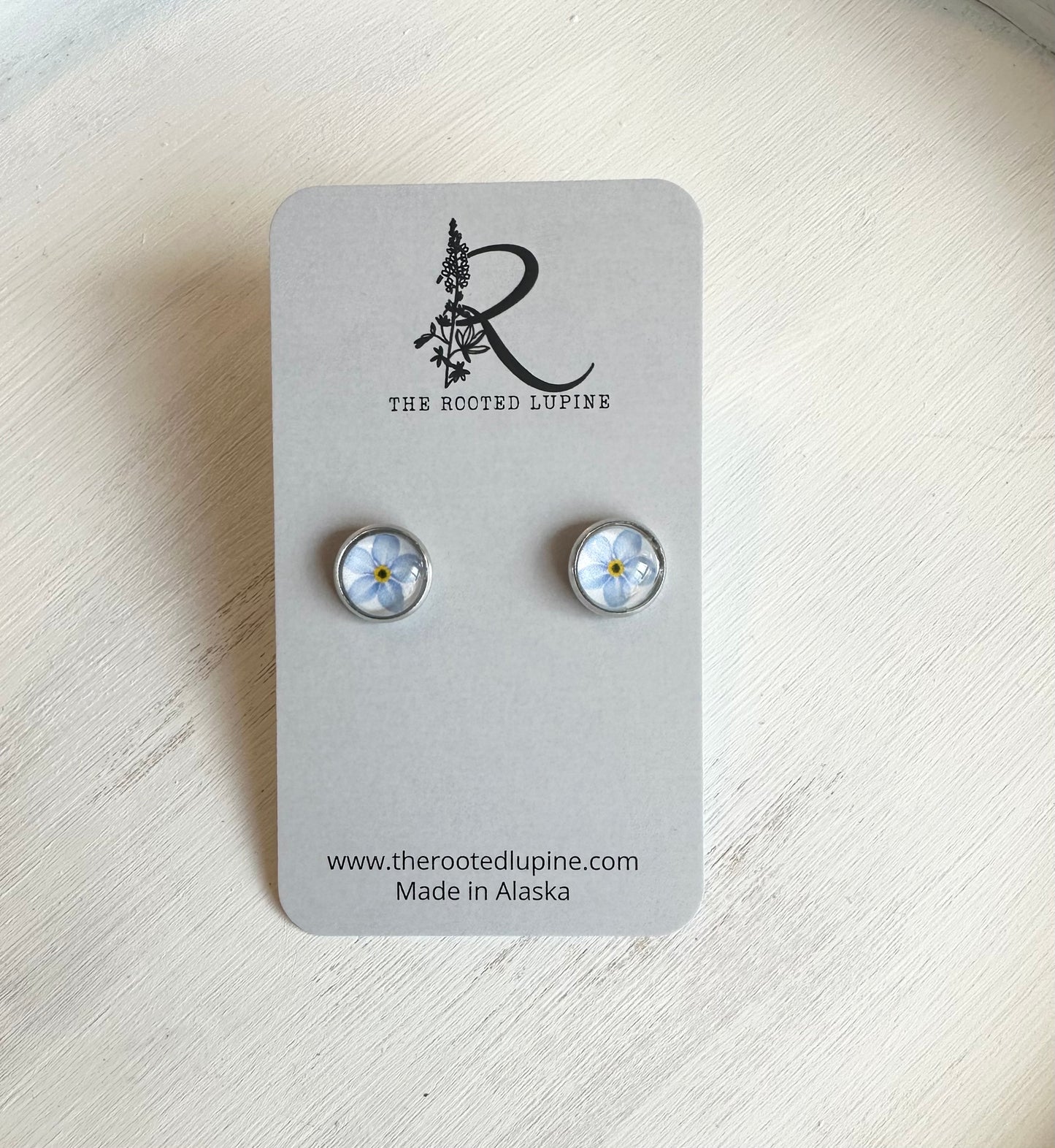 Forget-Me-Not Stud Earrings