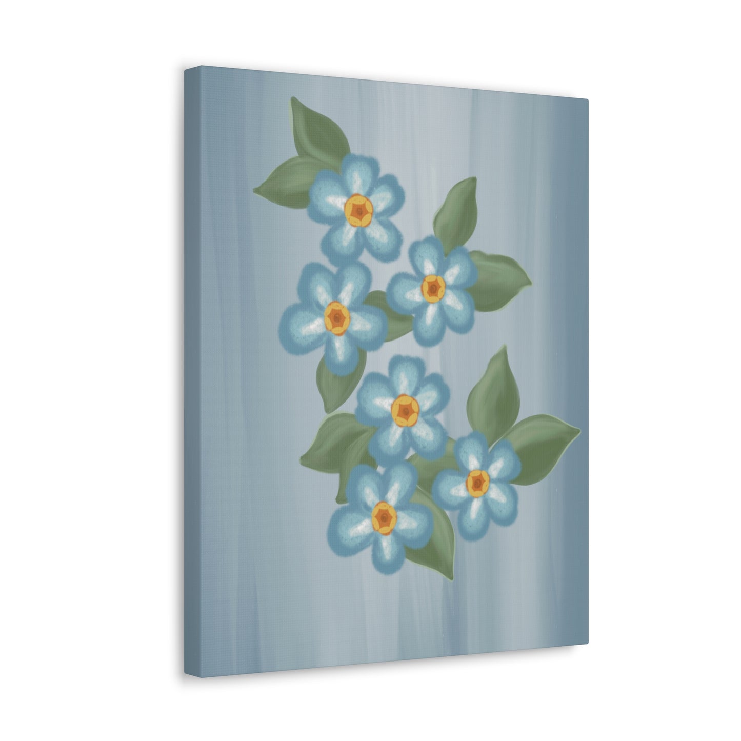 Forget Me Not Canvas Wall Art
