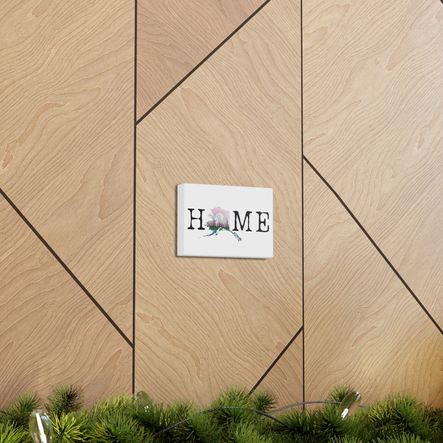 Alaska Home Canvas Wall Art