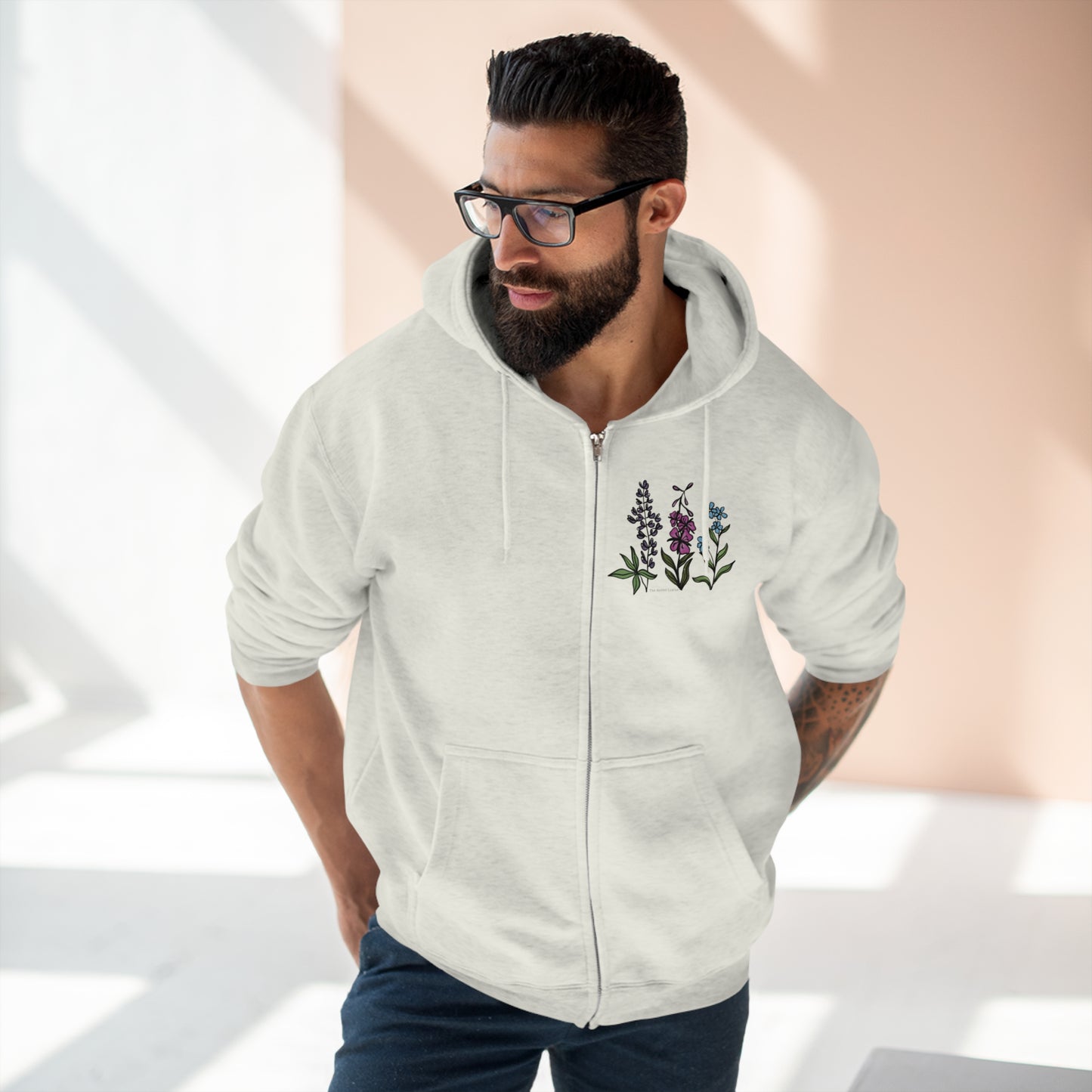 Wildflower Zip Up