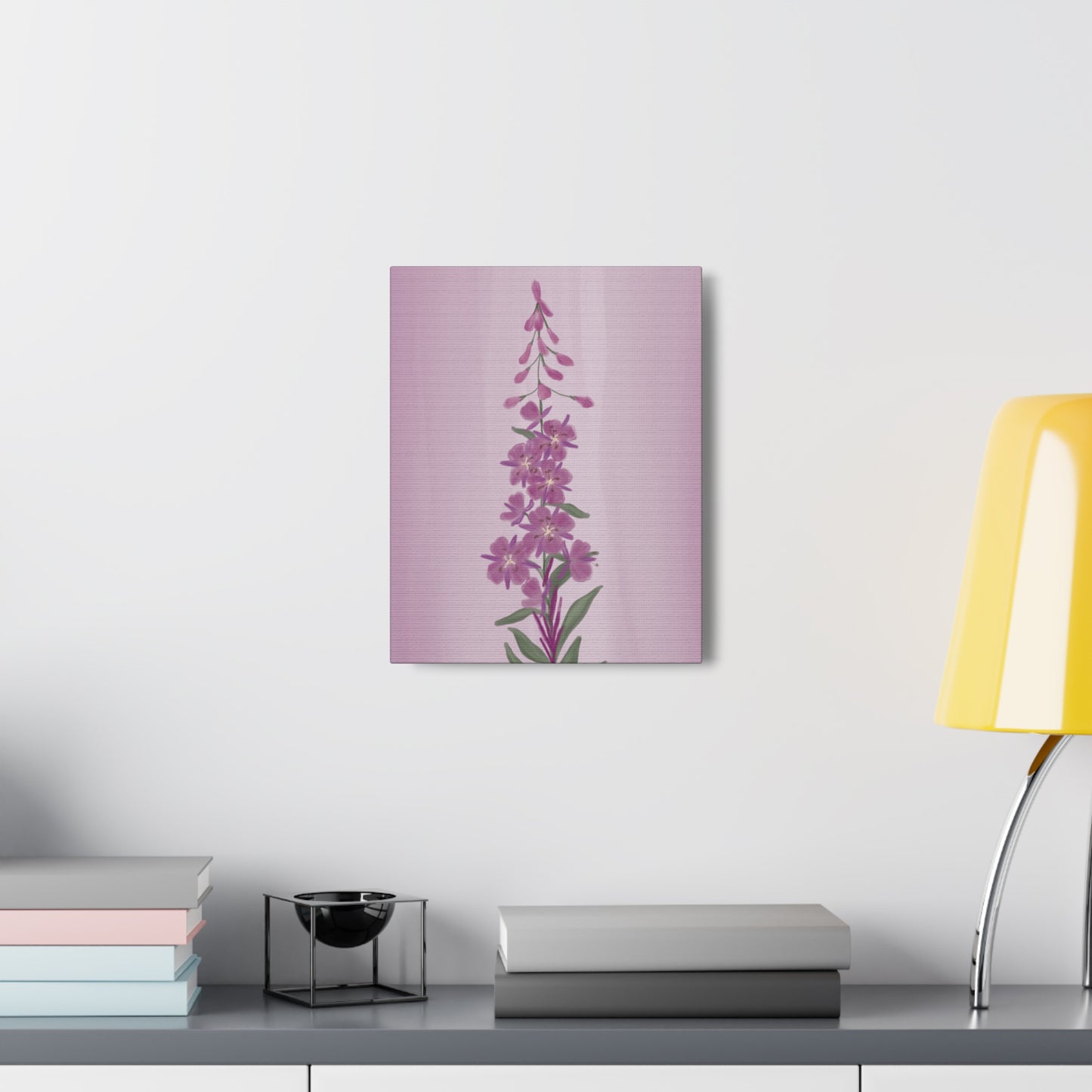Alaskan Fireweed Canvas Wall Art