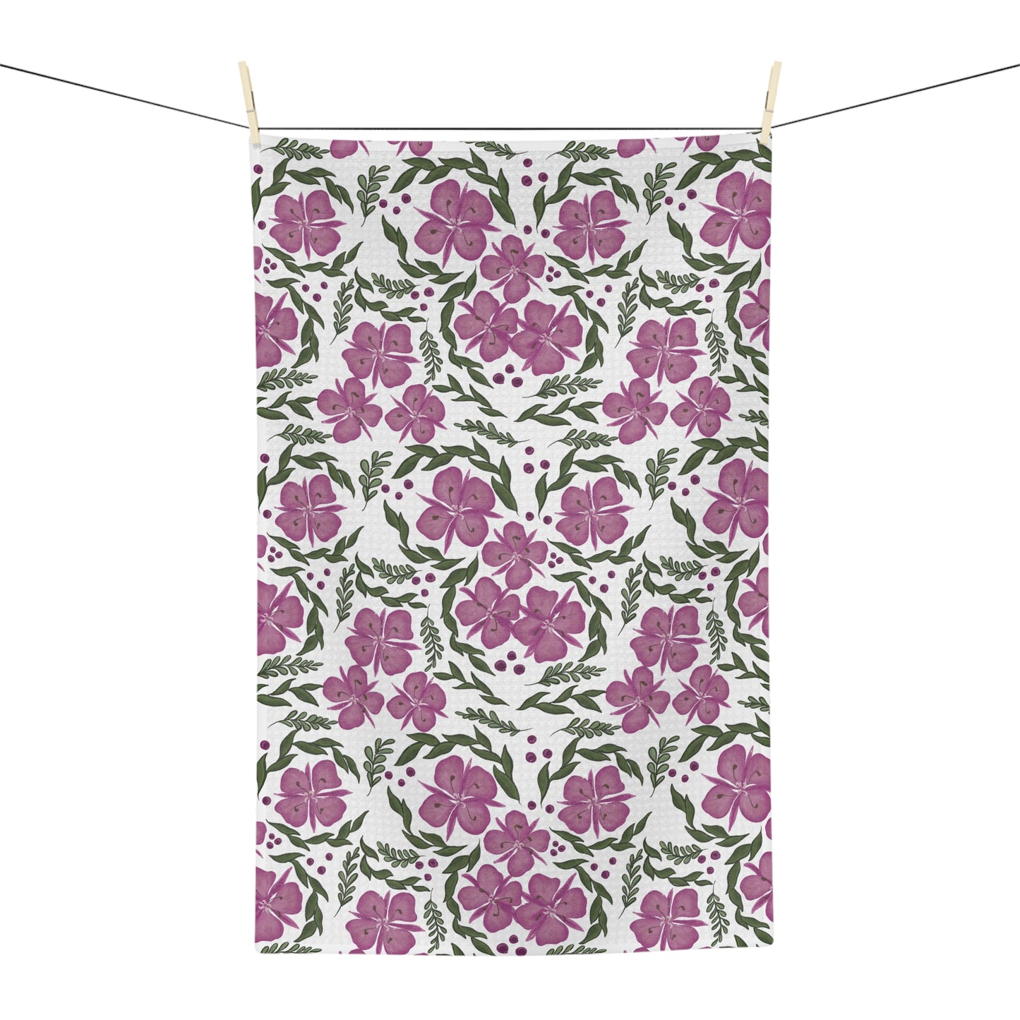 Fireweed Soft Tea Towel