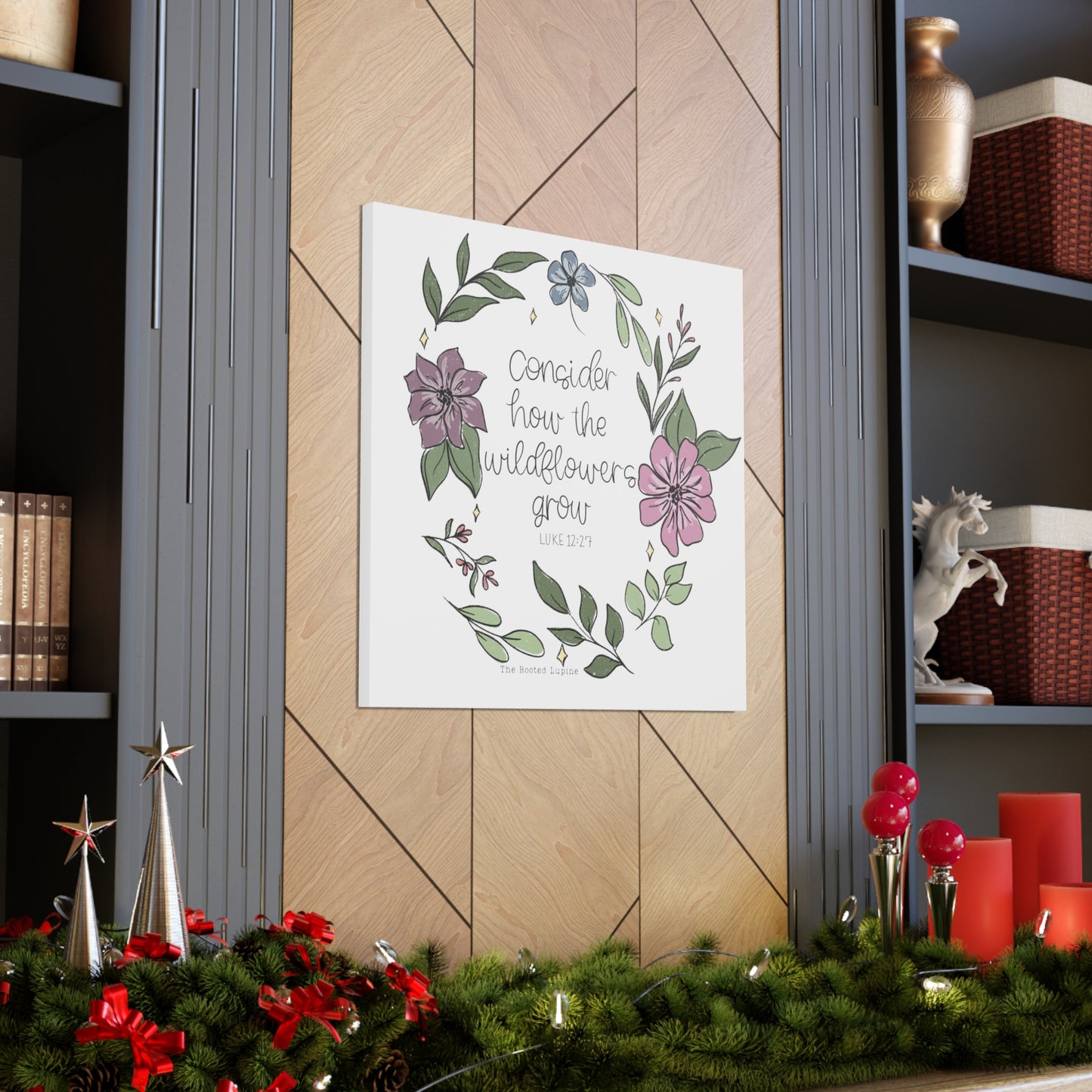 Luke 12:27 Canvas Wall Art