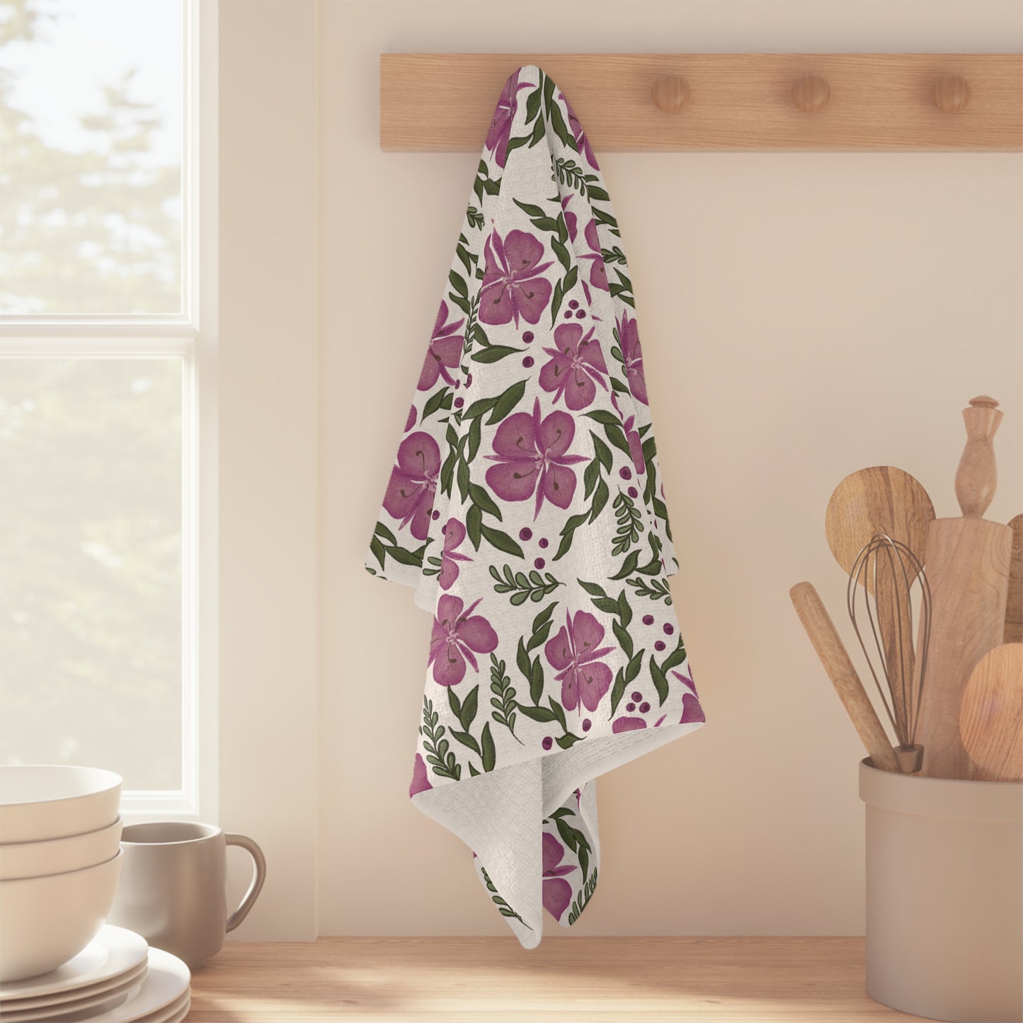 Fireweed Soft Tea Towel