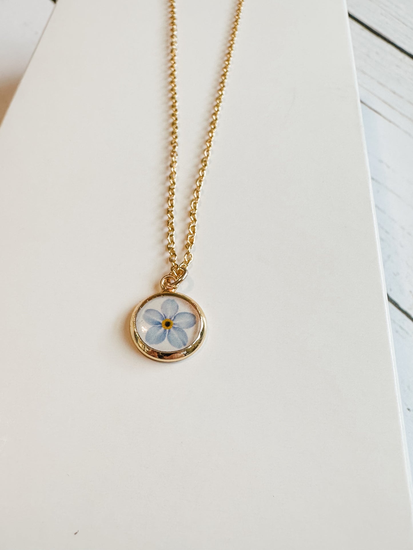 Forget Me Not Necklace