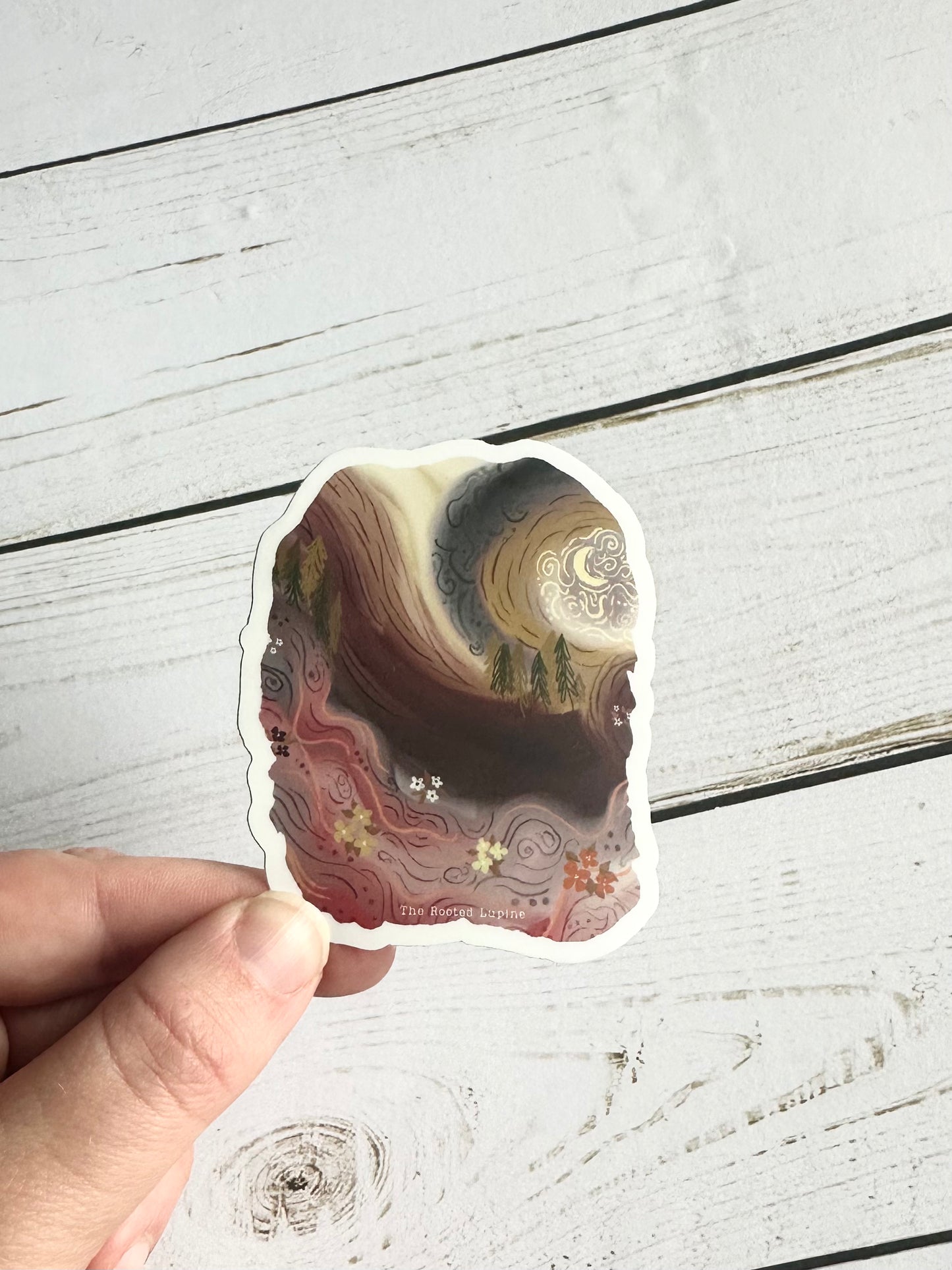 Midnight Maroon Sticker
