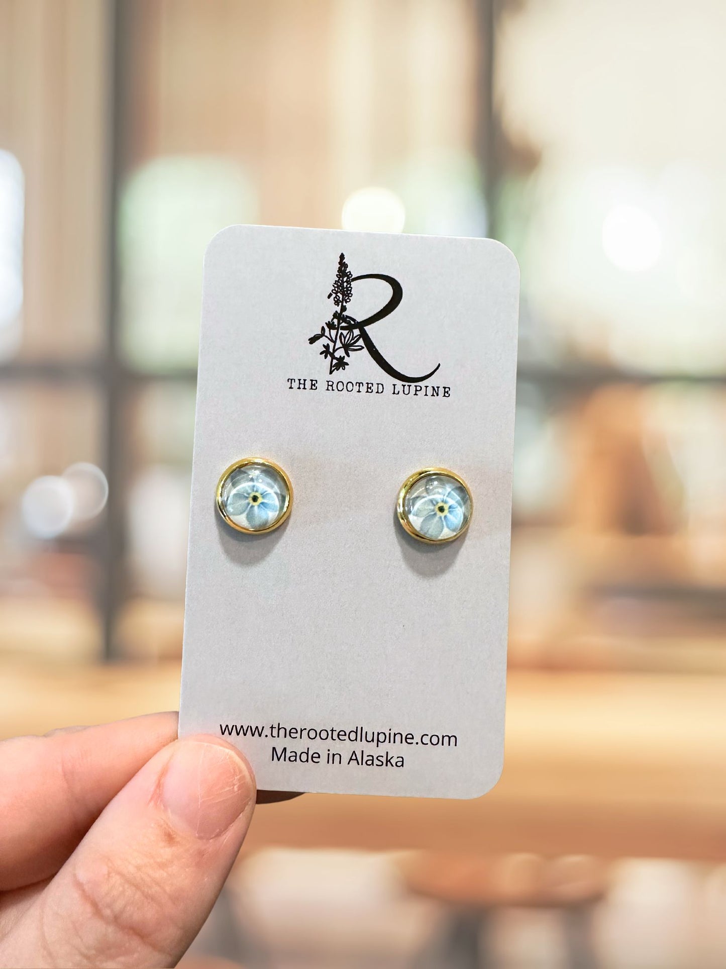Forget-Me-Not Stud Earrings