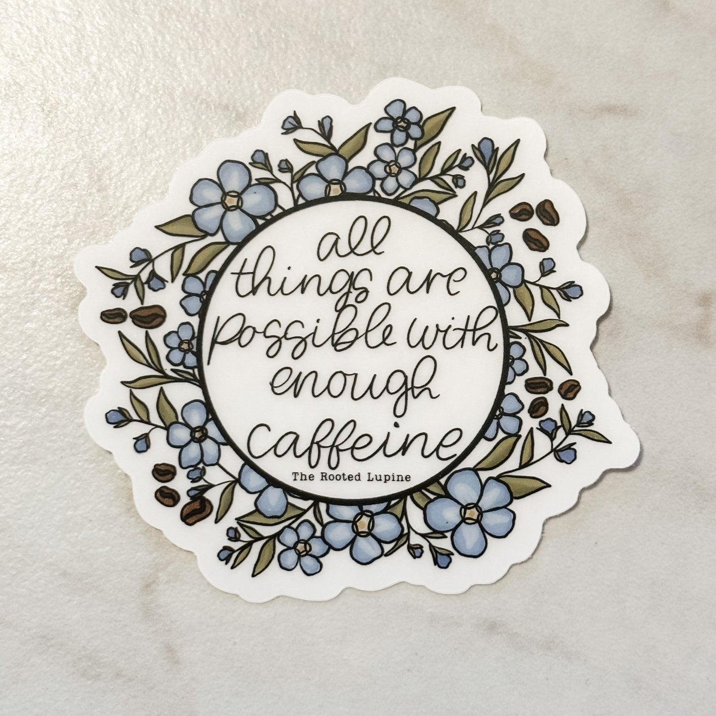 Enough Caffeine Sticker
