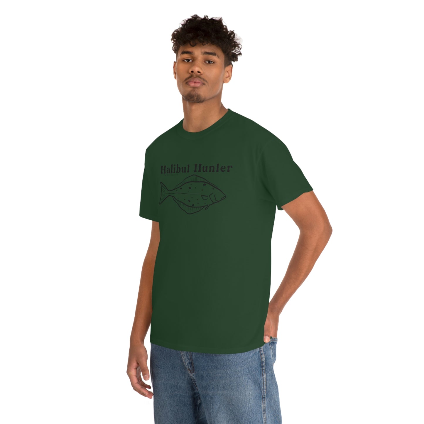 Halibut Hunter, unisex T Shirt